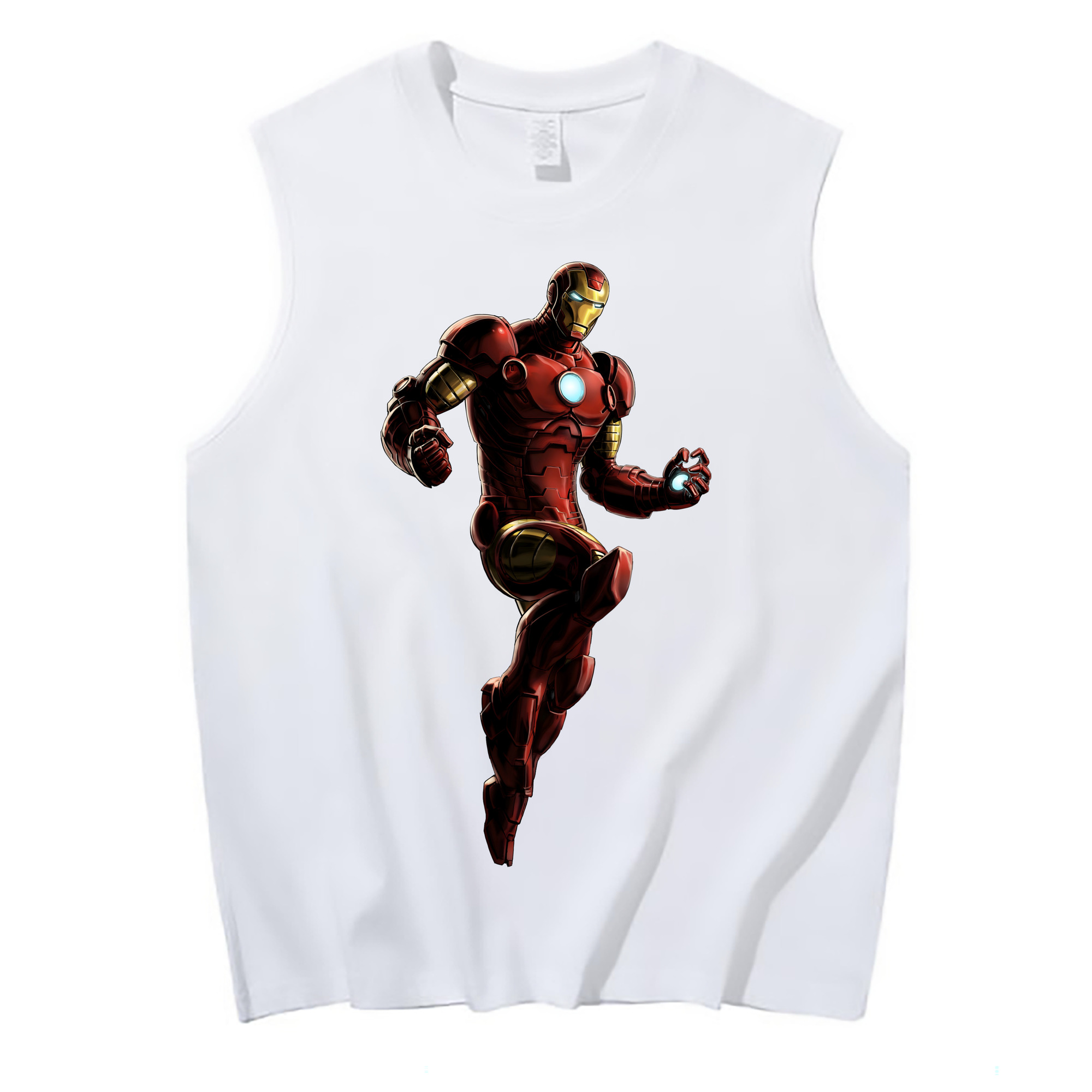 （画像用） アベンジャーズ The Avengers コットン100％タンクトップ（フロントプリント）