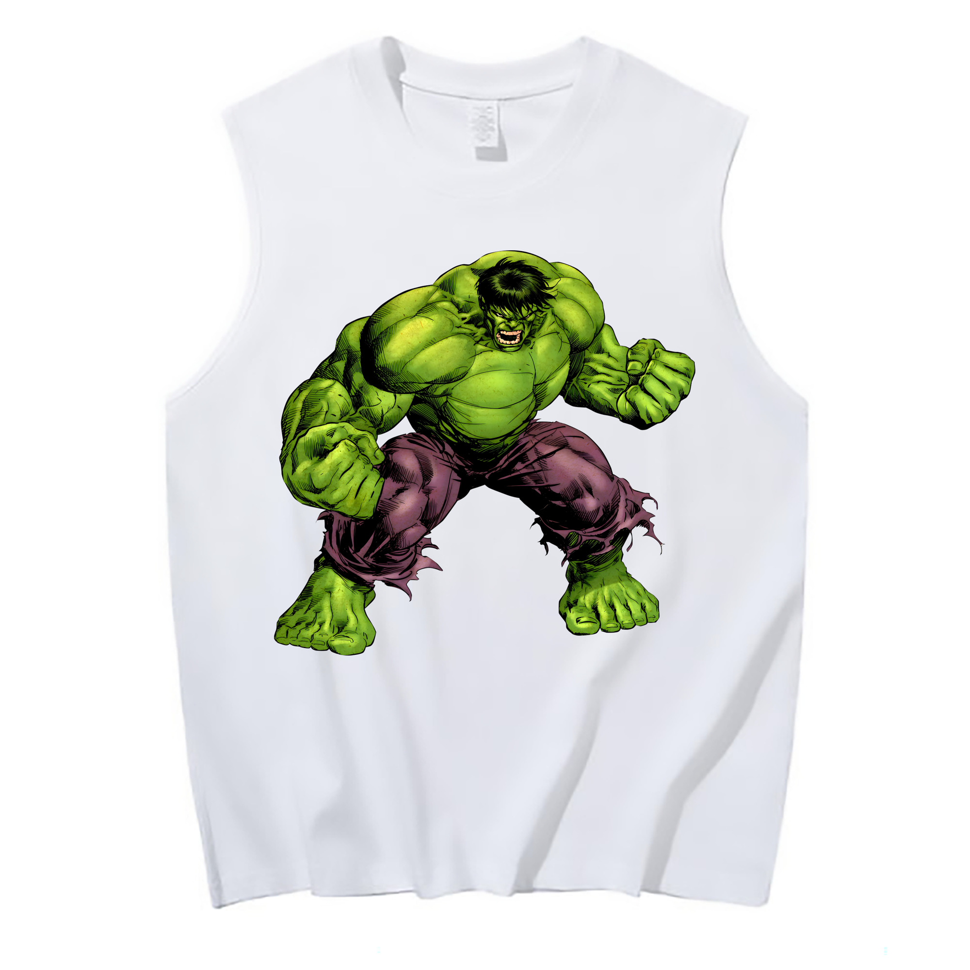（画像用） アベンジャーズ The Avengers コットン100％タンクトップ（フロントプリント）