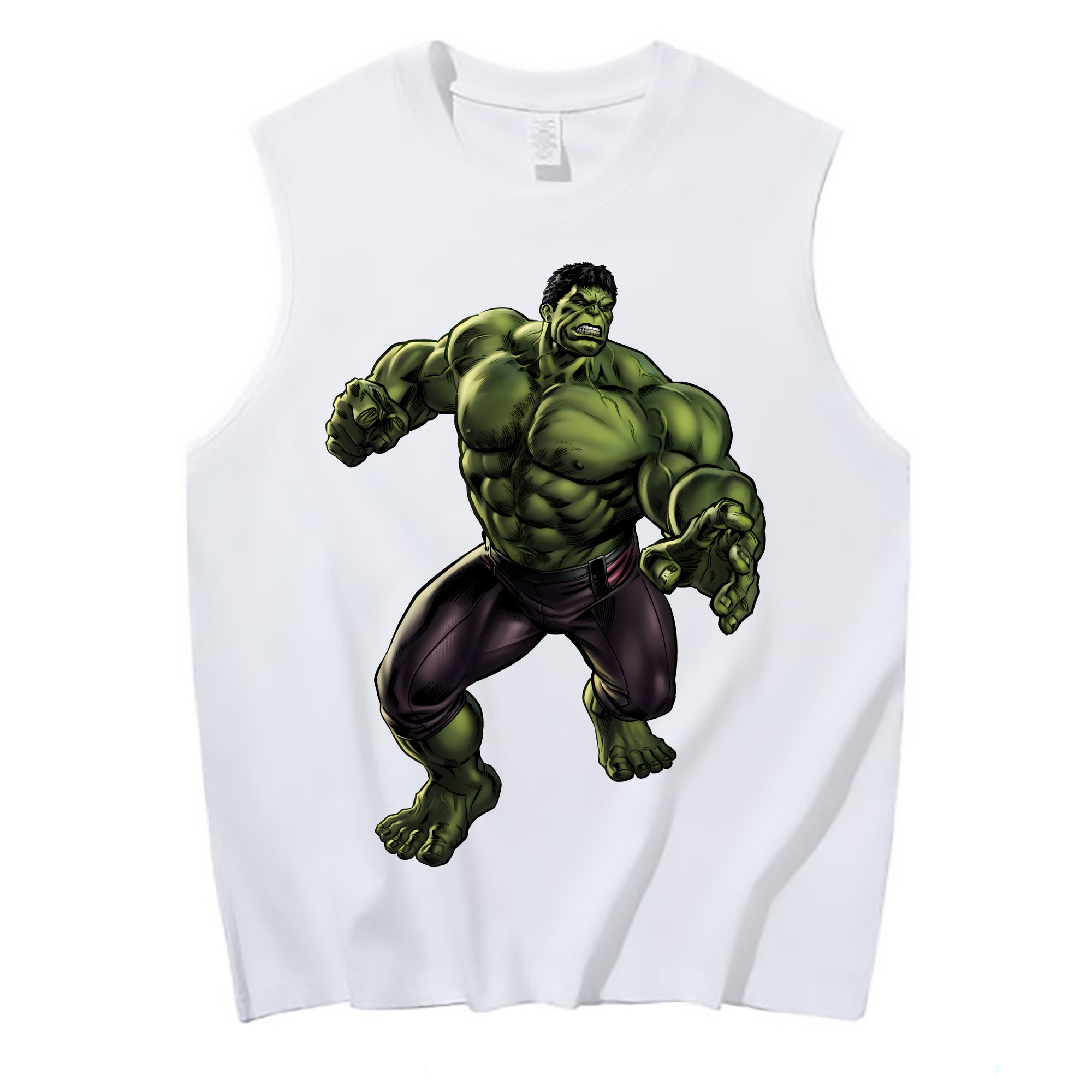 （画像用） アベンジャーズ The Avengers コットン100％タンクトップ（フロントプリント）