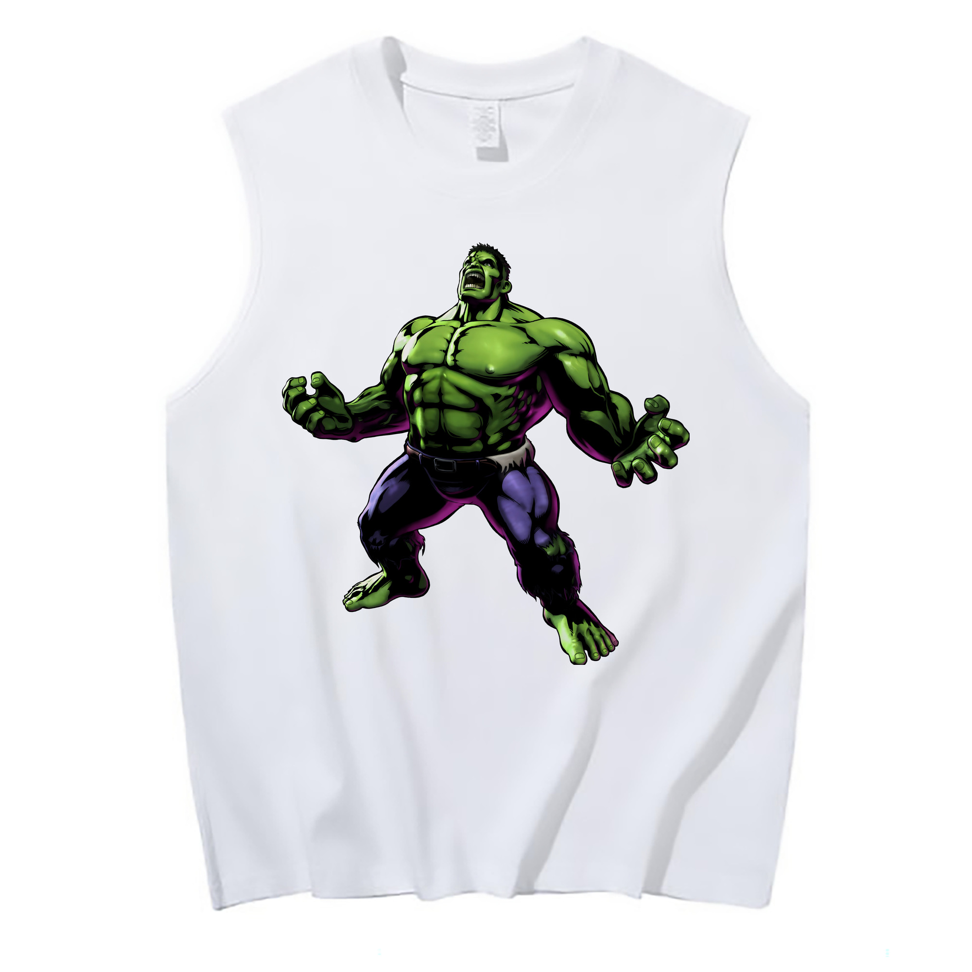 （画像用） アベンジャーズ The Avengers コットン100％タンクトップ（フロントプリント）