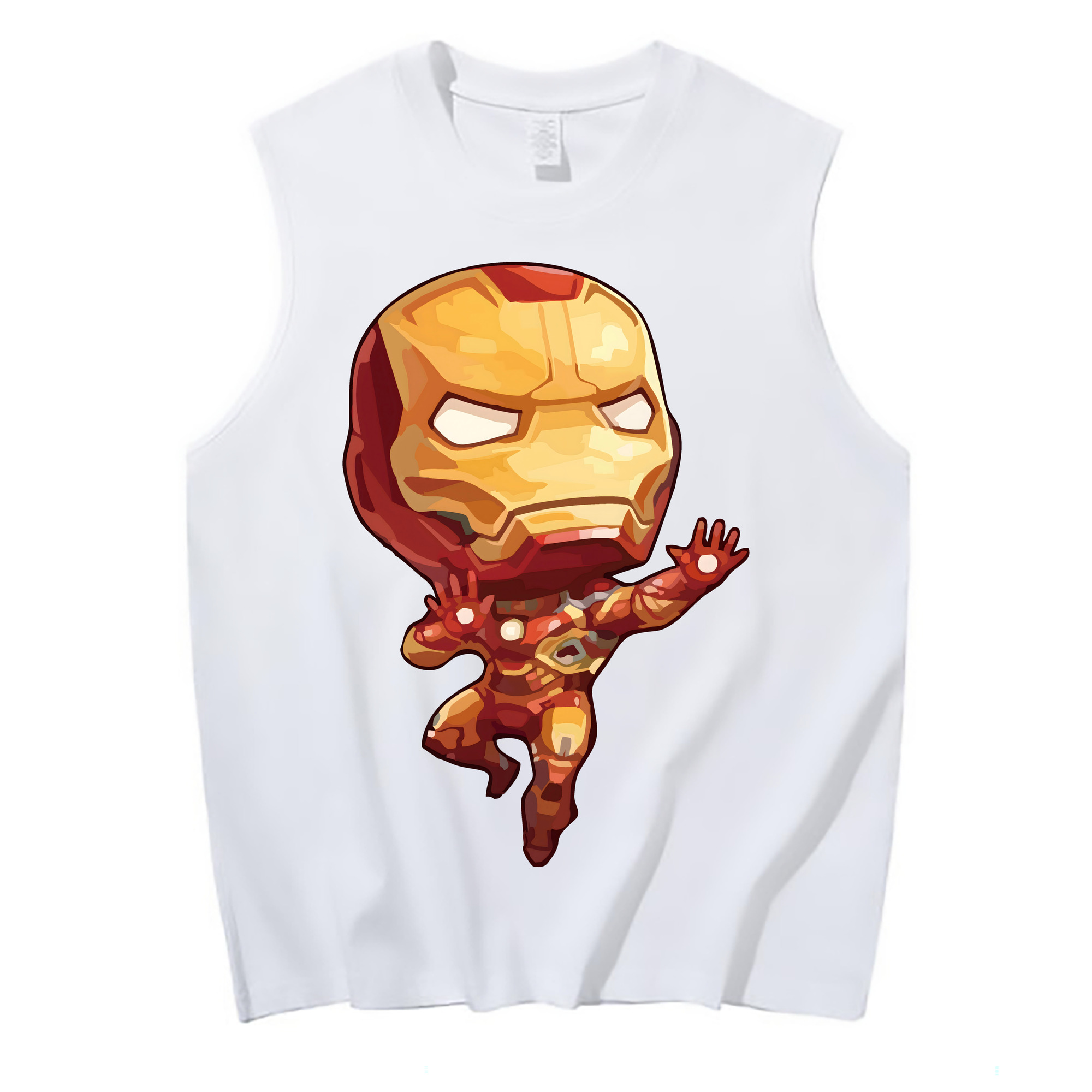 （画像用） アベンジャーズ The Avengers コットン100％タンクトップ（フロントプリント）