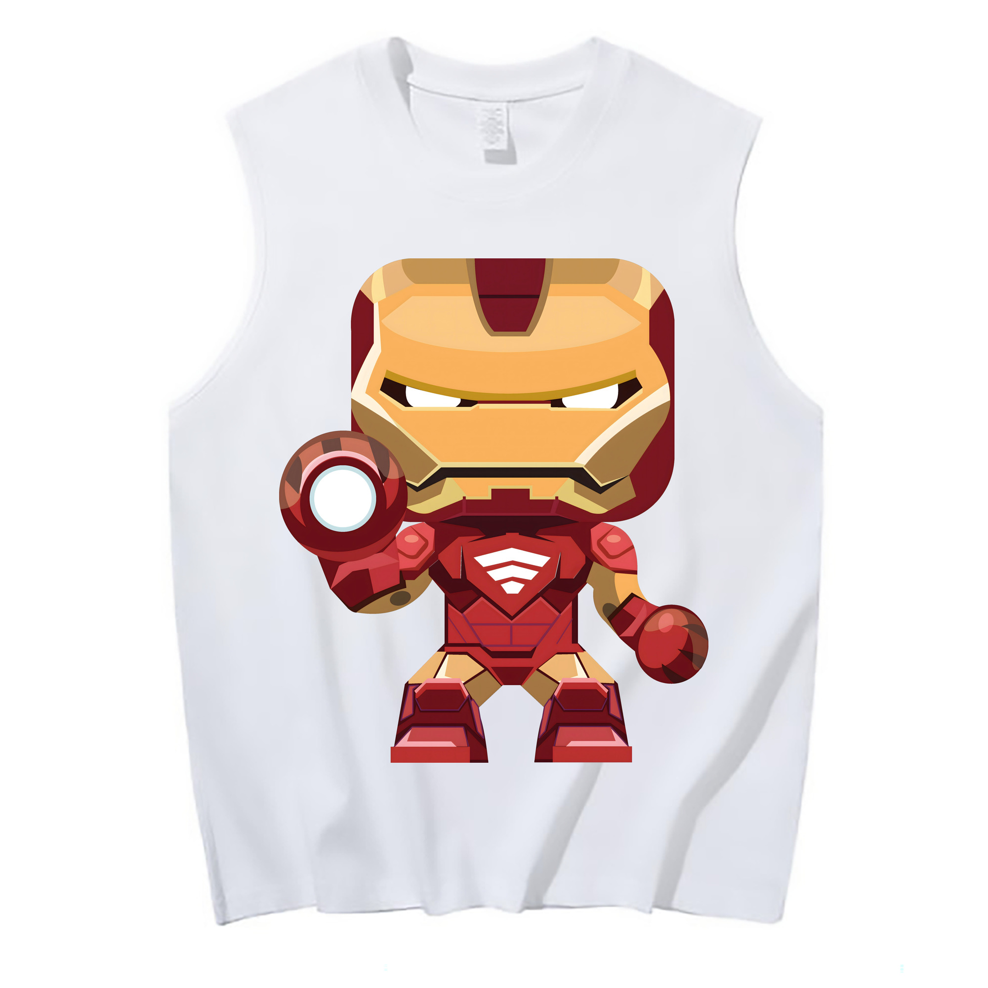 （画像用） アベンジャーズ The Avengers コットン100％タンクトップ（フロントプリント）