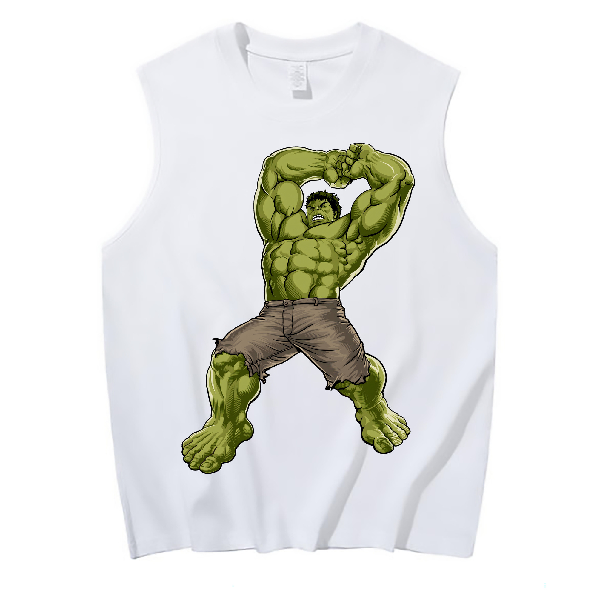 （画像用） アベンジャーズ The Avengers コットン100％タンクトップ（フロントプリント）