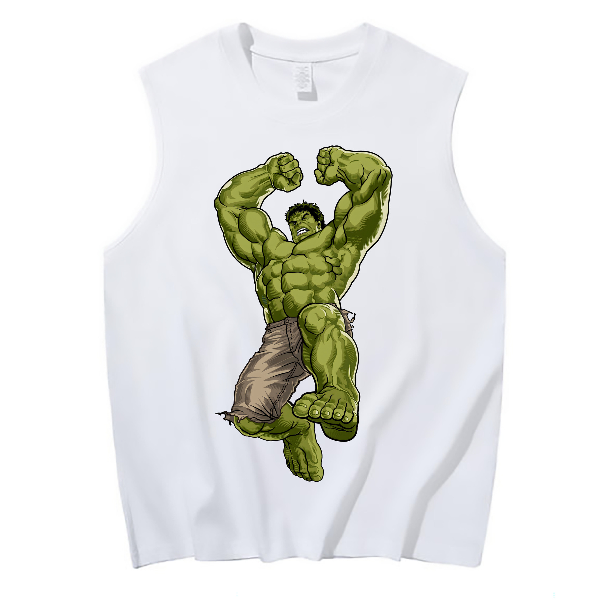 （画像用） アベンジャーズ The Avengers コットン100％タンクトップ（フロントプリント）