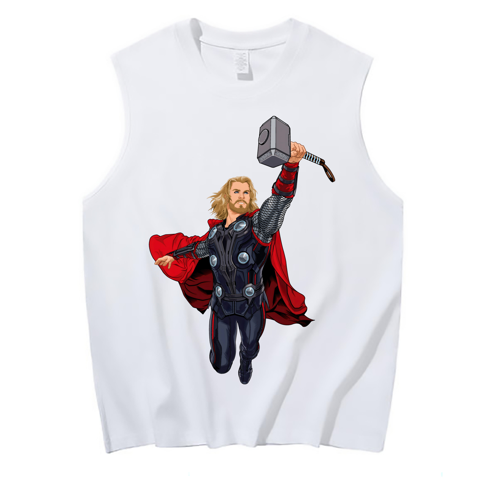 （画像用） アベンジャーズ The Avengers コットン100％タンクトップ（フロントプリント）