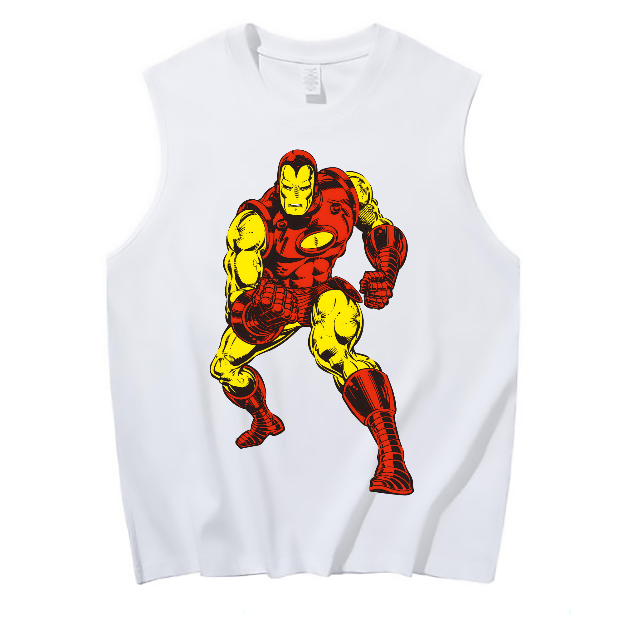 （画像用） アベンジャーズ The Avengers コットン100％タンクトップ（フロントプリント）