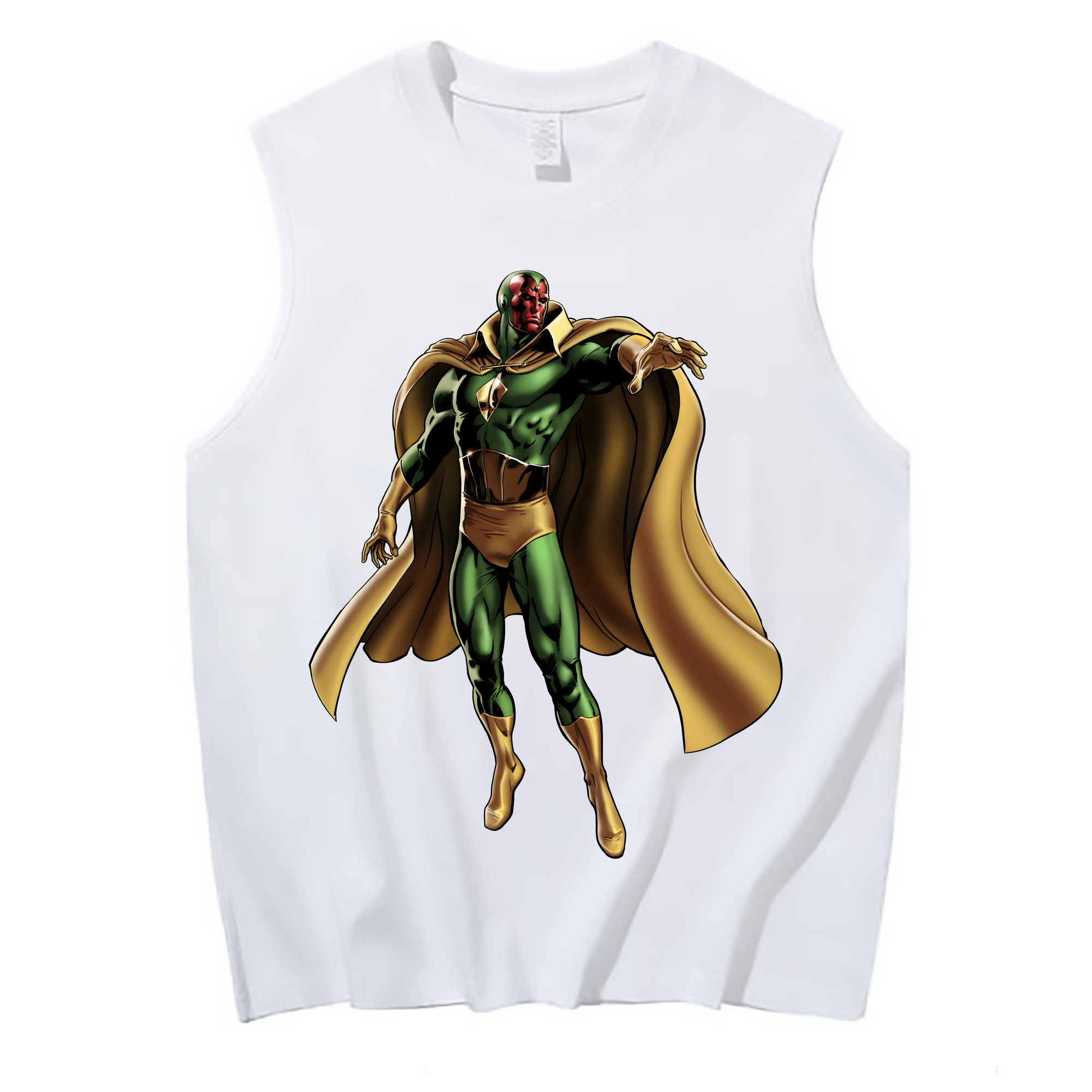 （画像用） アベンジャーズ The Avengers コットン100％タンクトップ（フロントプリント）