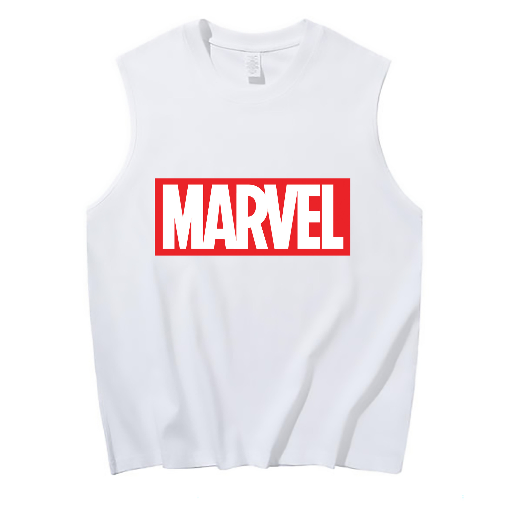 （画像用） アベンジャーズ The Avengers コットン100％タンクトップ（フロントプリント）