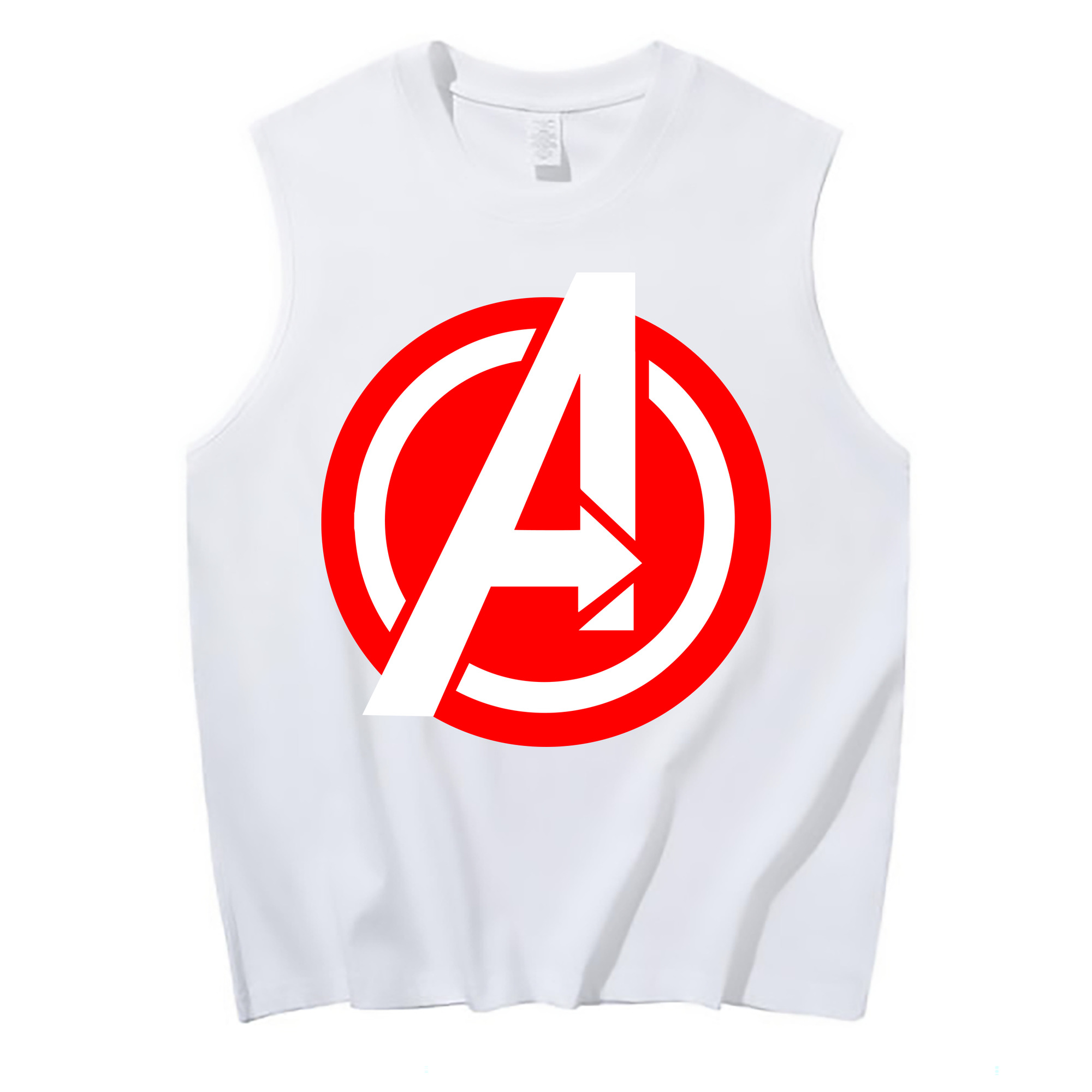 （画像用） アベンジャーズ The Avengers コットン100％タンクトップ（フロントプリント）