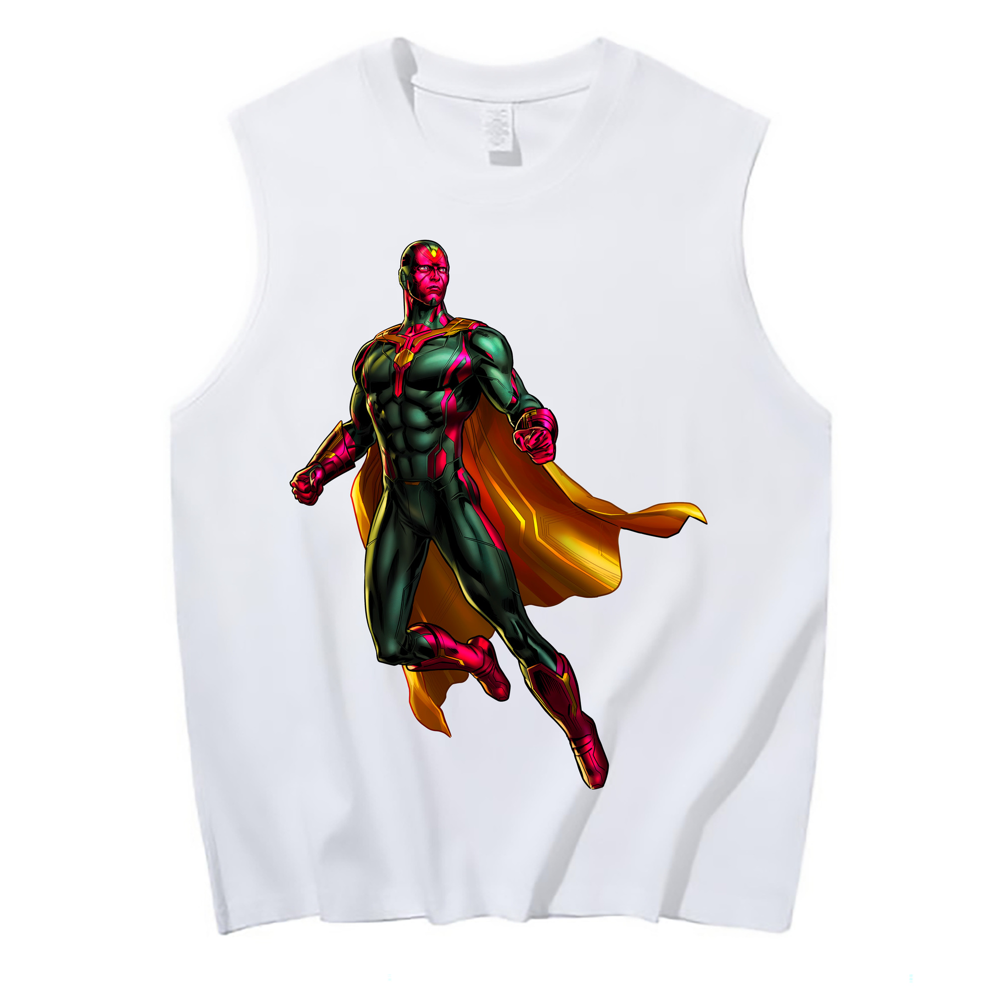 （画像用） アベンジャーズ The Avengers コットン100％タンクトップ（フロントプリント）