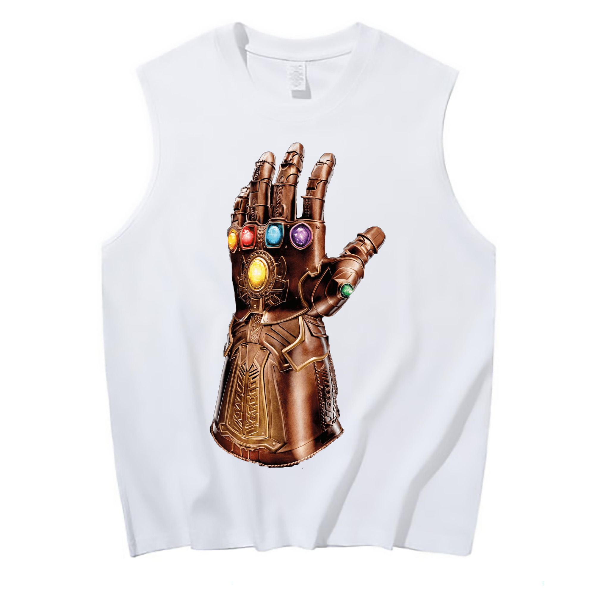 （画像用） アベンジャーズ The Avengers コットン100％タンクトップ（フロントプリント）