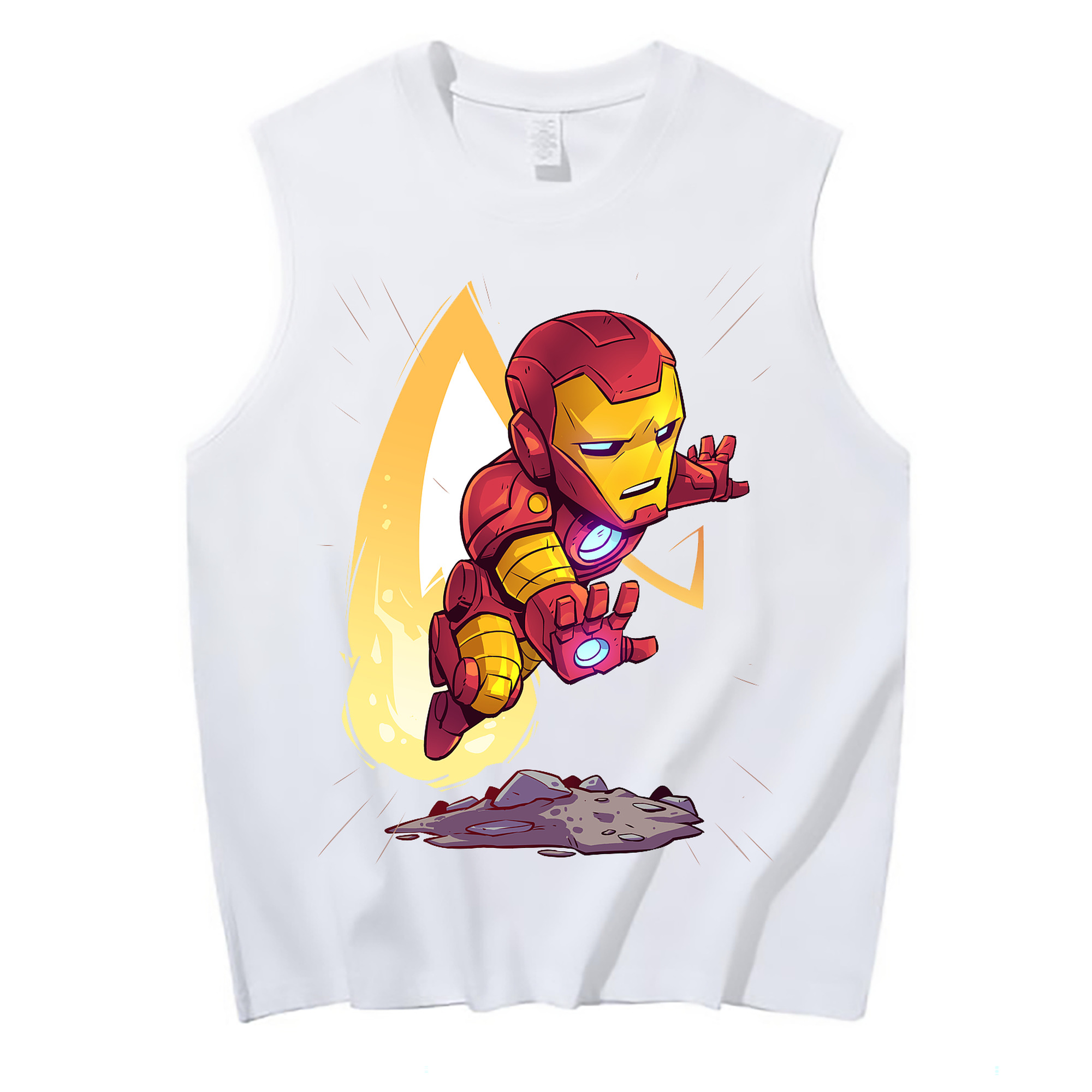 （画像用） アベンジャーズ The Avengers コットン100％タンクトップ（フロントプリント）