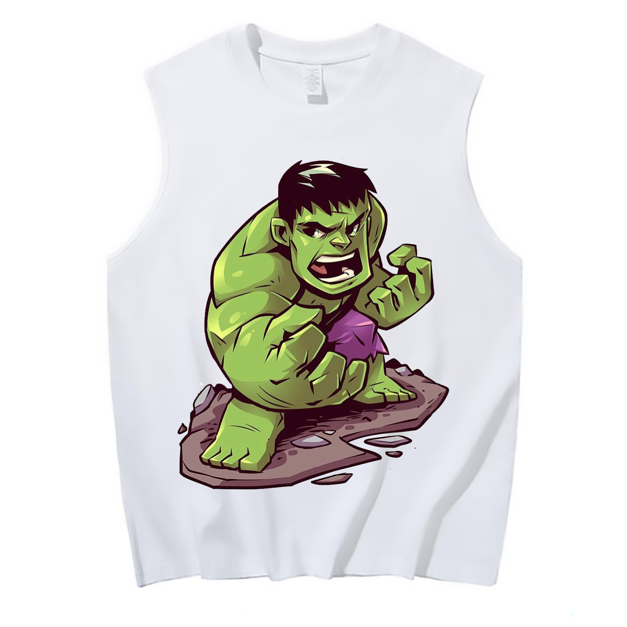 （画像用） アベンジャーズ The Avengers コットン100％タンクトップ（フロントプリント）