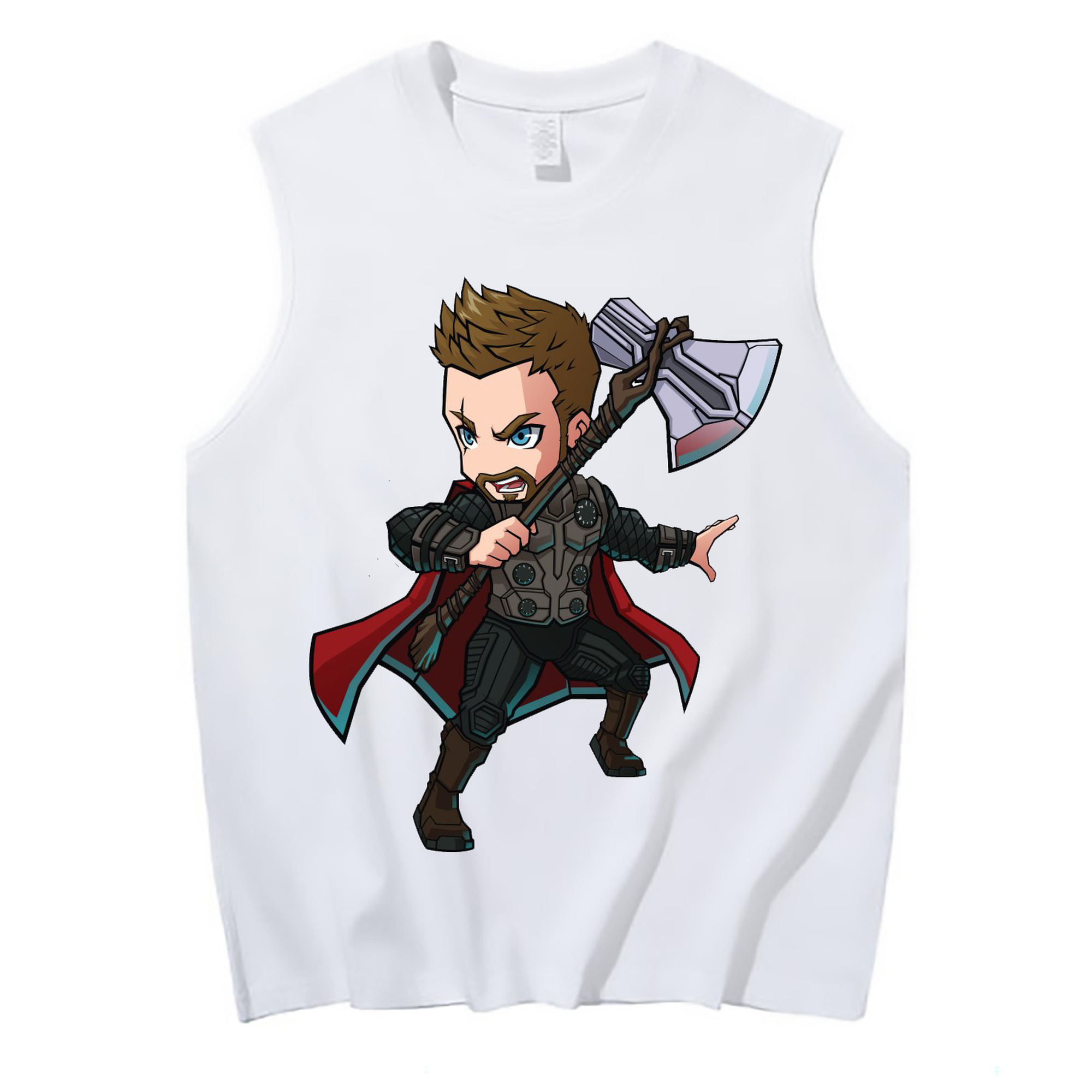 （画像用） アベンジャーズ The Avengers コットン100％タンクトップ（フロントプリント）