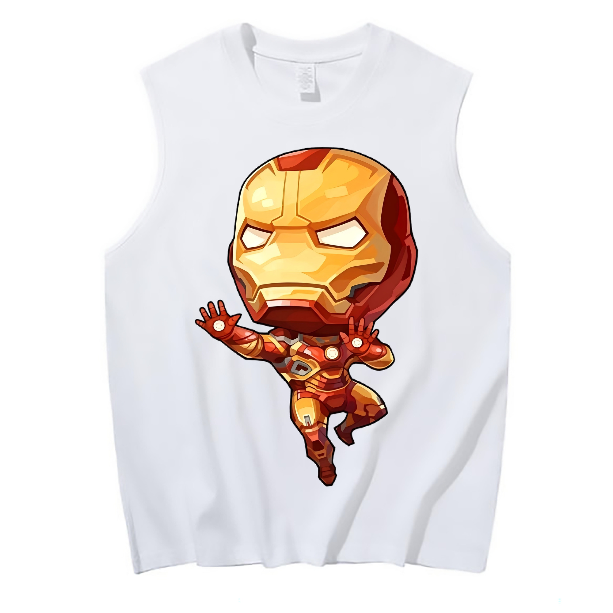 （画像用） アベンジャーズ The Avengers コットン100％タンクトップ（フロントプリント）