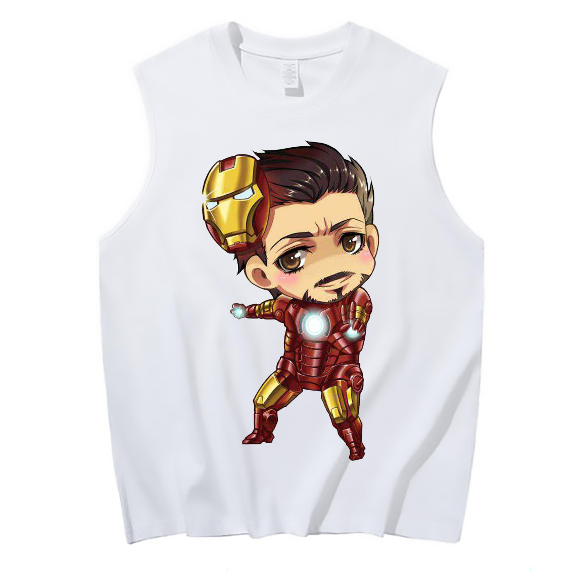 （画像用） アベンジャーズ The Avengers コットン100％タンクトップ（フロントプリント）