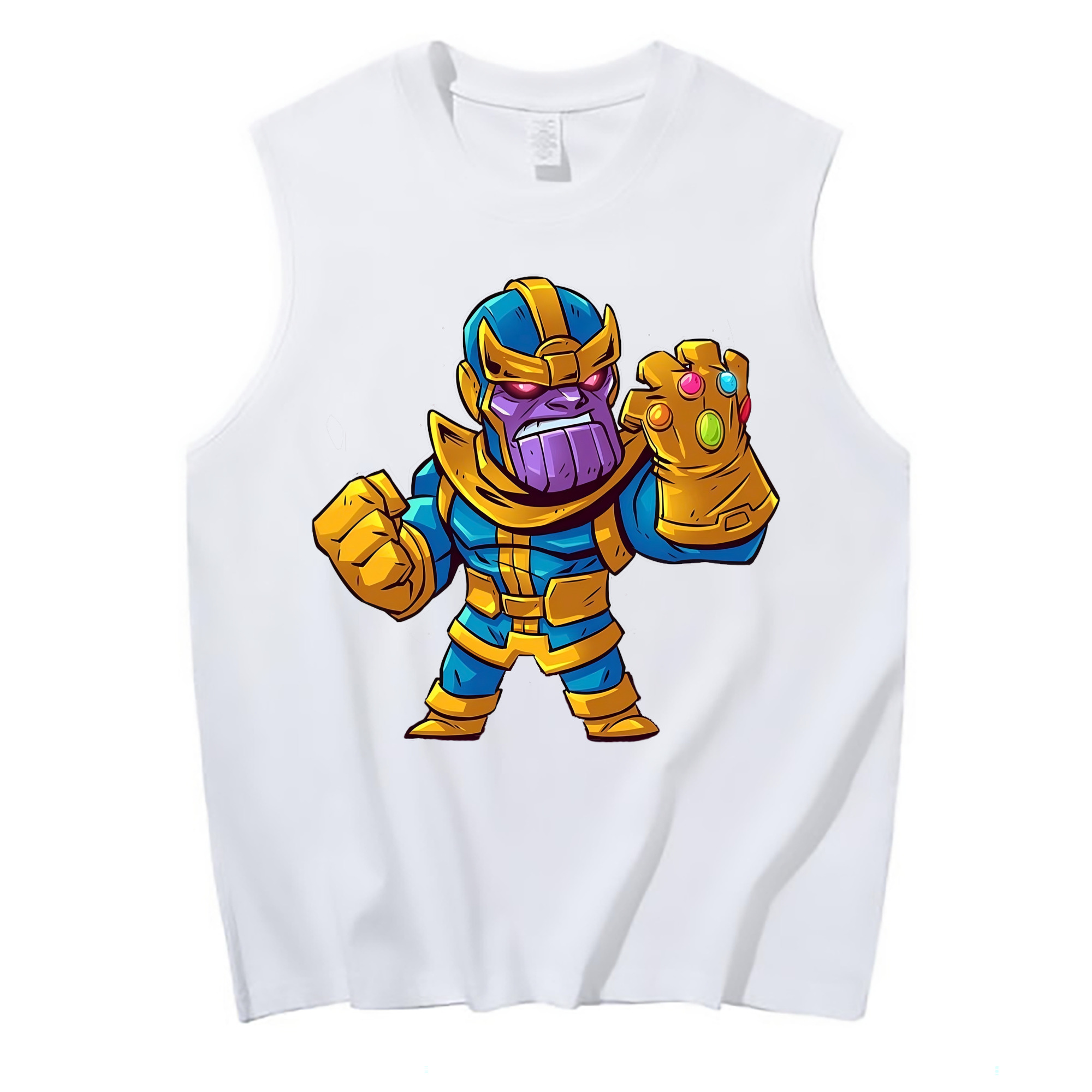 （画像用） アベンジャーズ The Avengers コットン100％タンクトップ（フロントプリント）
