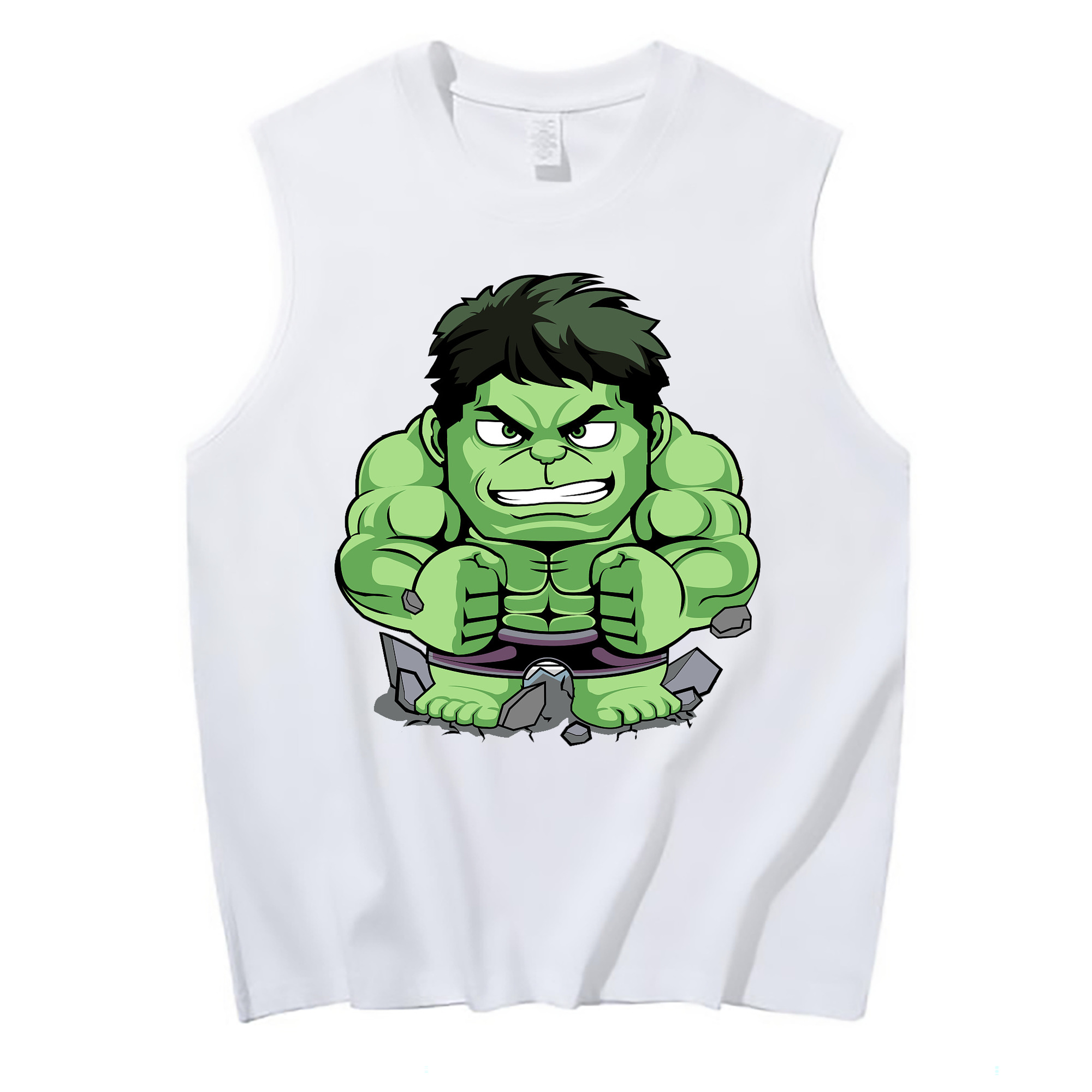 （画像用） アベンジャーズ The Avengers コットン100％タンクトップ（フロントプリント）