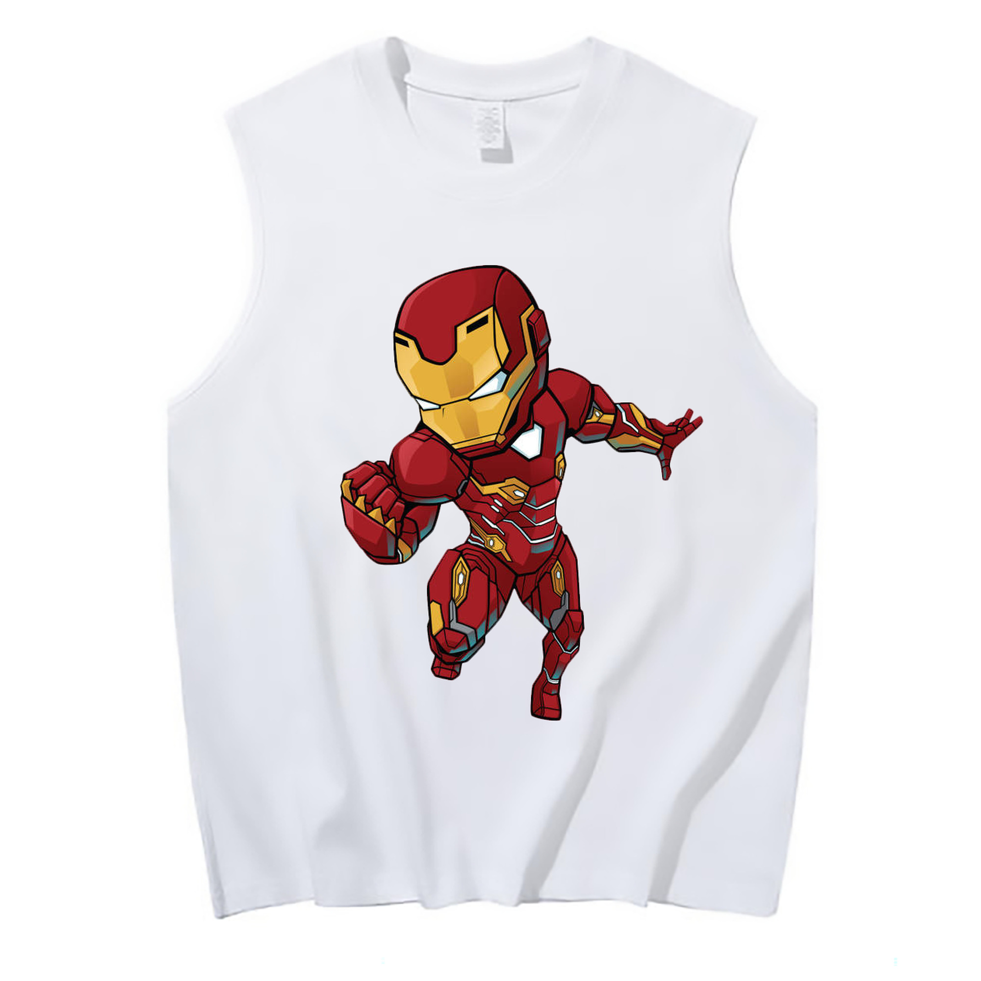 （画像用） アベンジャーズ The Avengers コットン100％タンクトップ（フロントプリント）