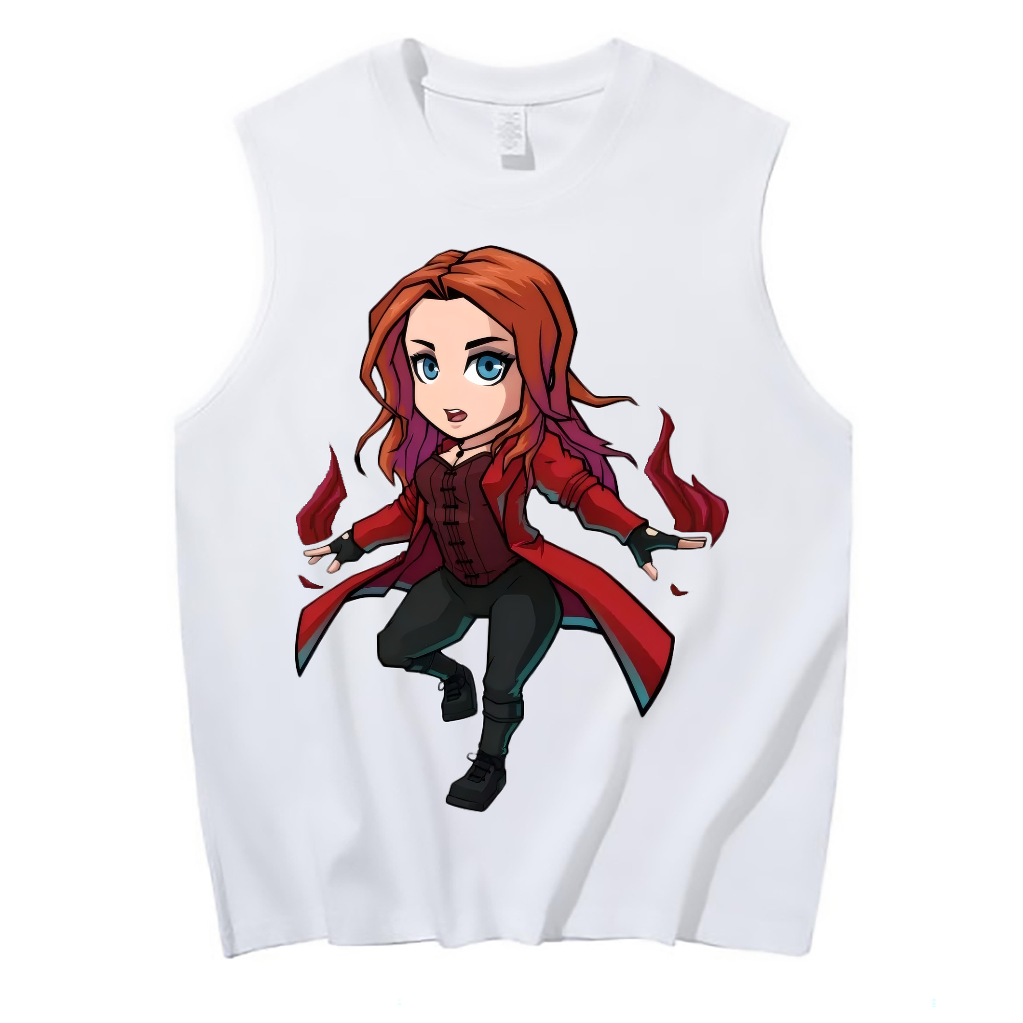 （画像用） アベンジャーズ The Avengers コットン100％タンクトップ（フロントプリント）