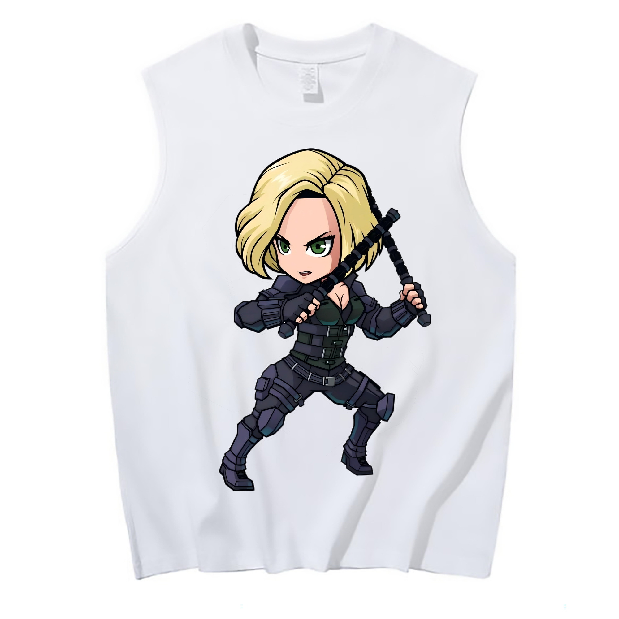 （画像用） アベンジャーズ The Avengers コットン100％タンクトップ（フロントプリント）