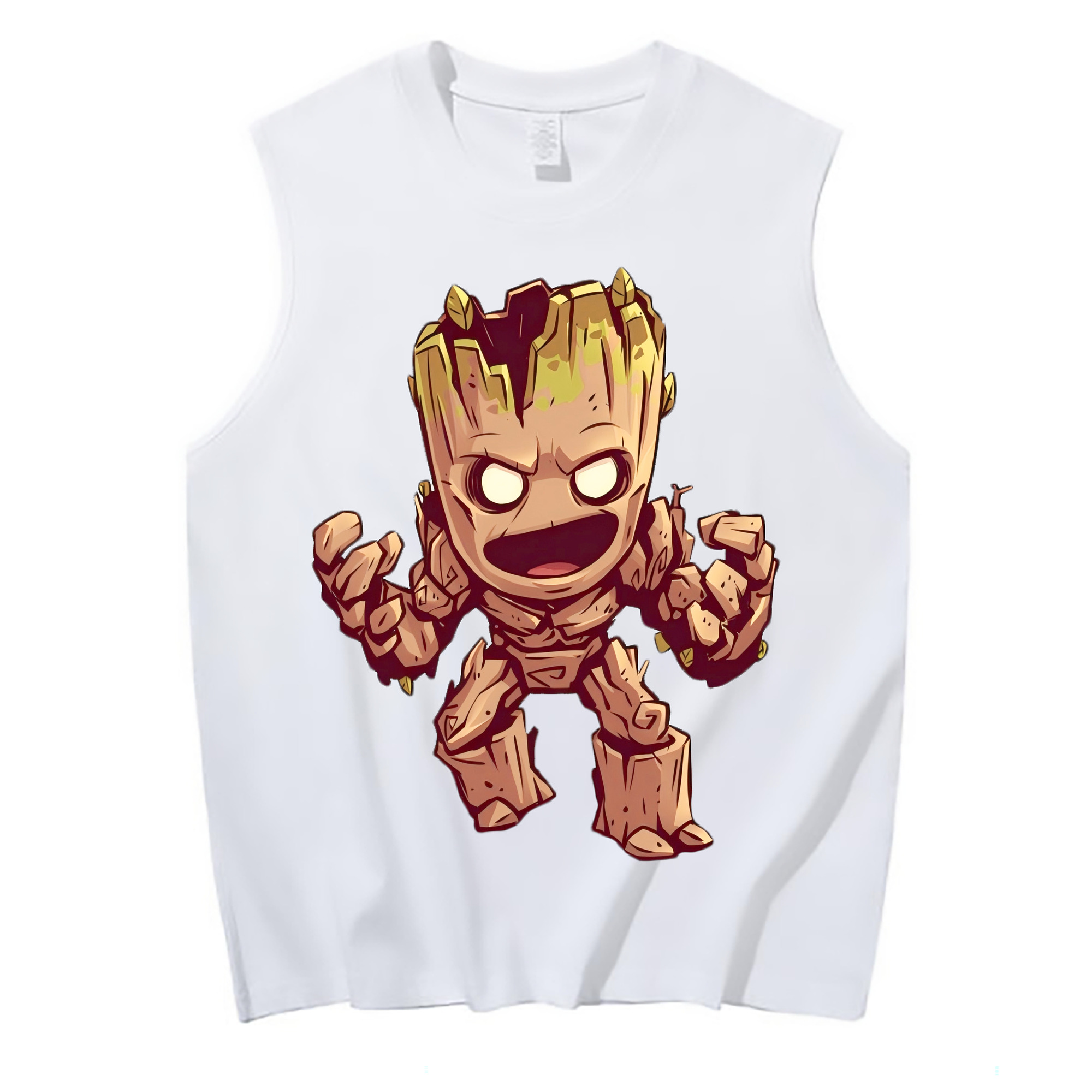 （画像用） アベンジャーズ The Avengers コットン100％タンクトップ（フロントプリント）