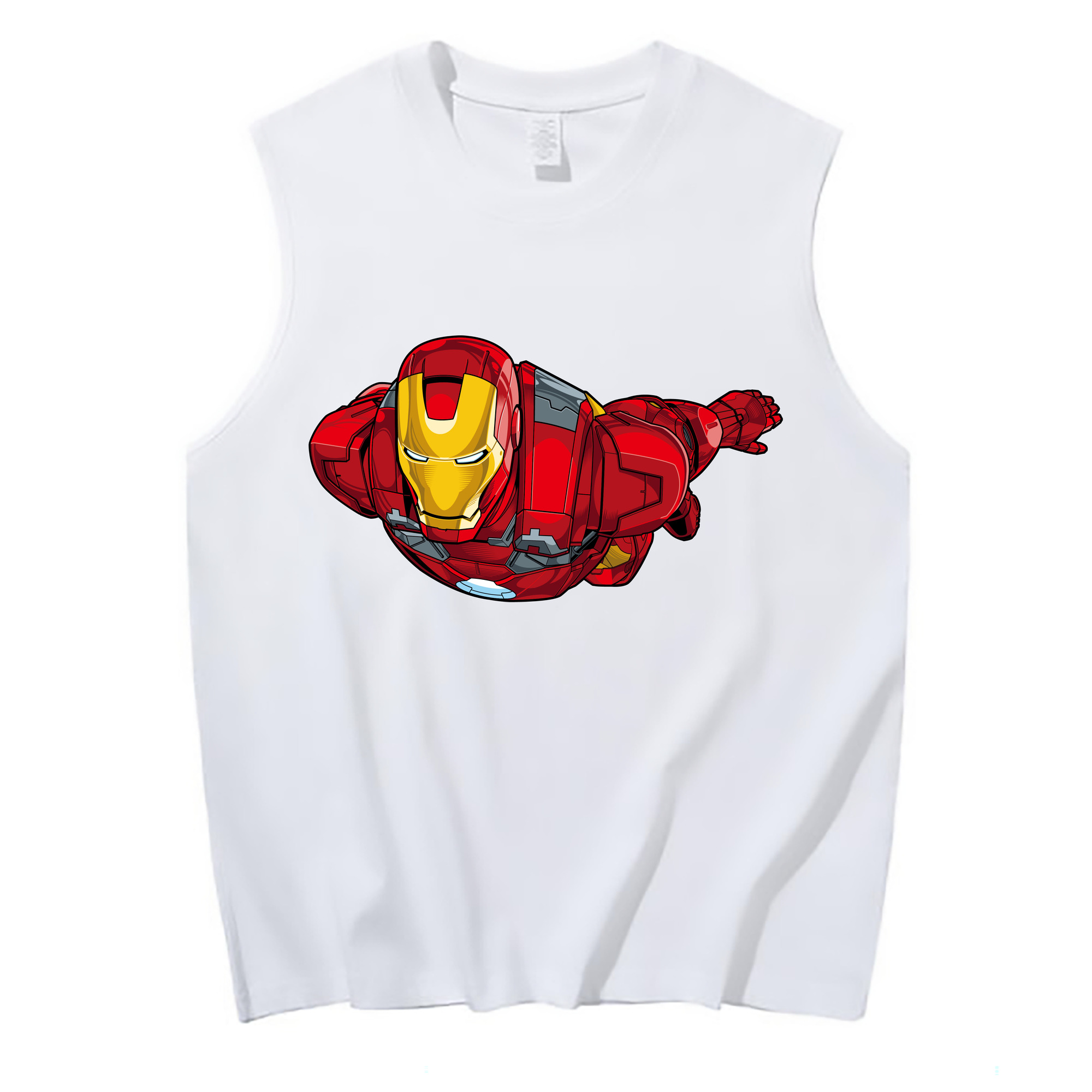 （画像用） アベンジャーズ The Avengers コットン100％タンクトップ（フロントプリント）