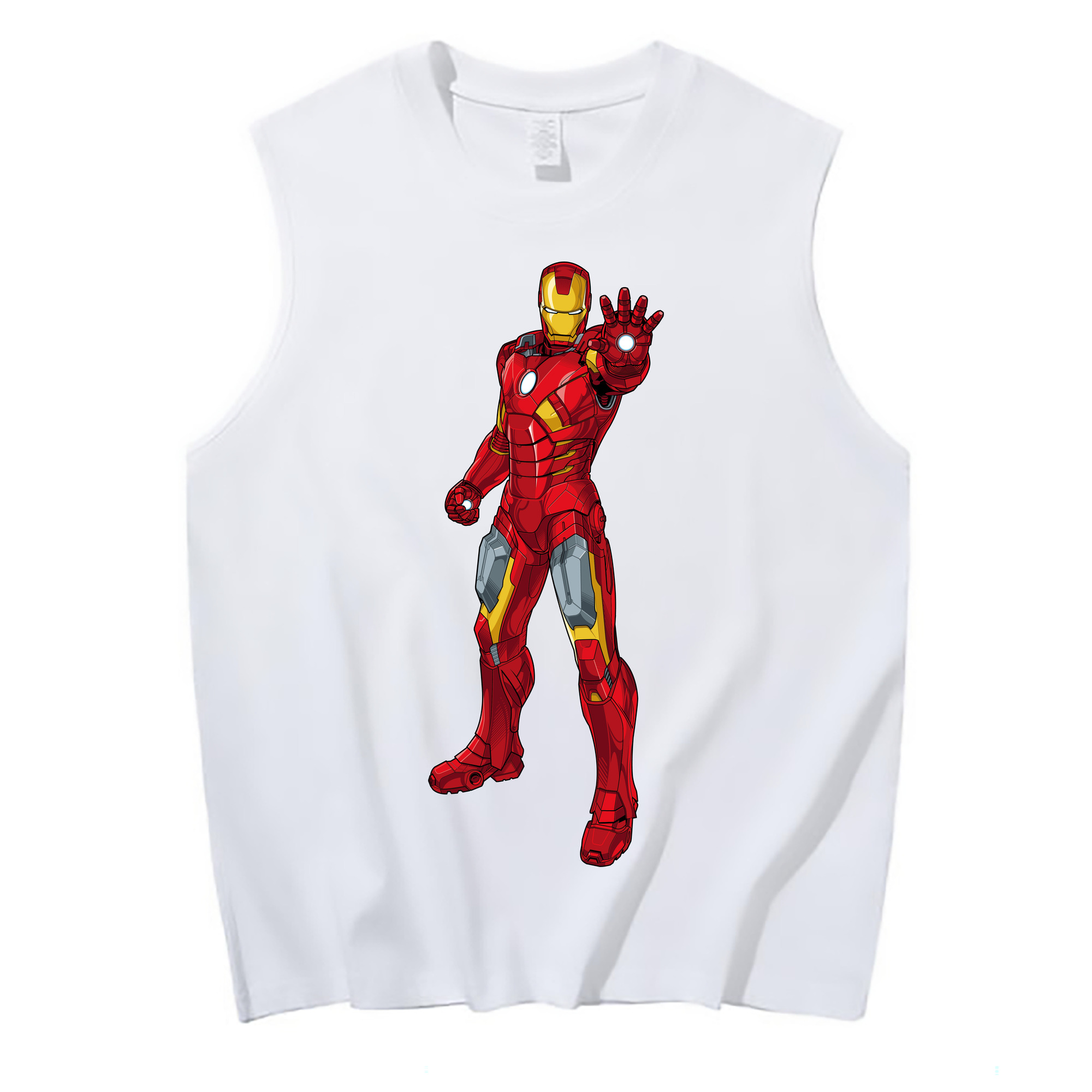 （画像用） アベンジャーズ The Avengers コットン100％タンクトップ（フロントプリント）