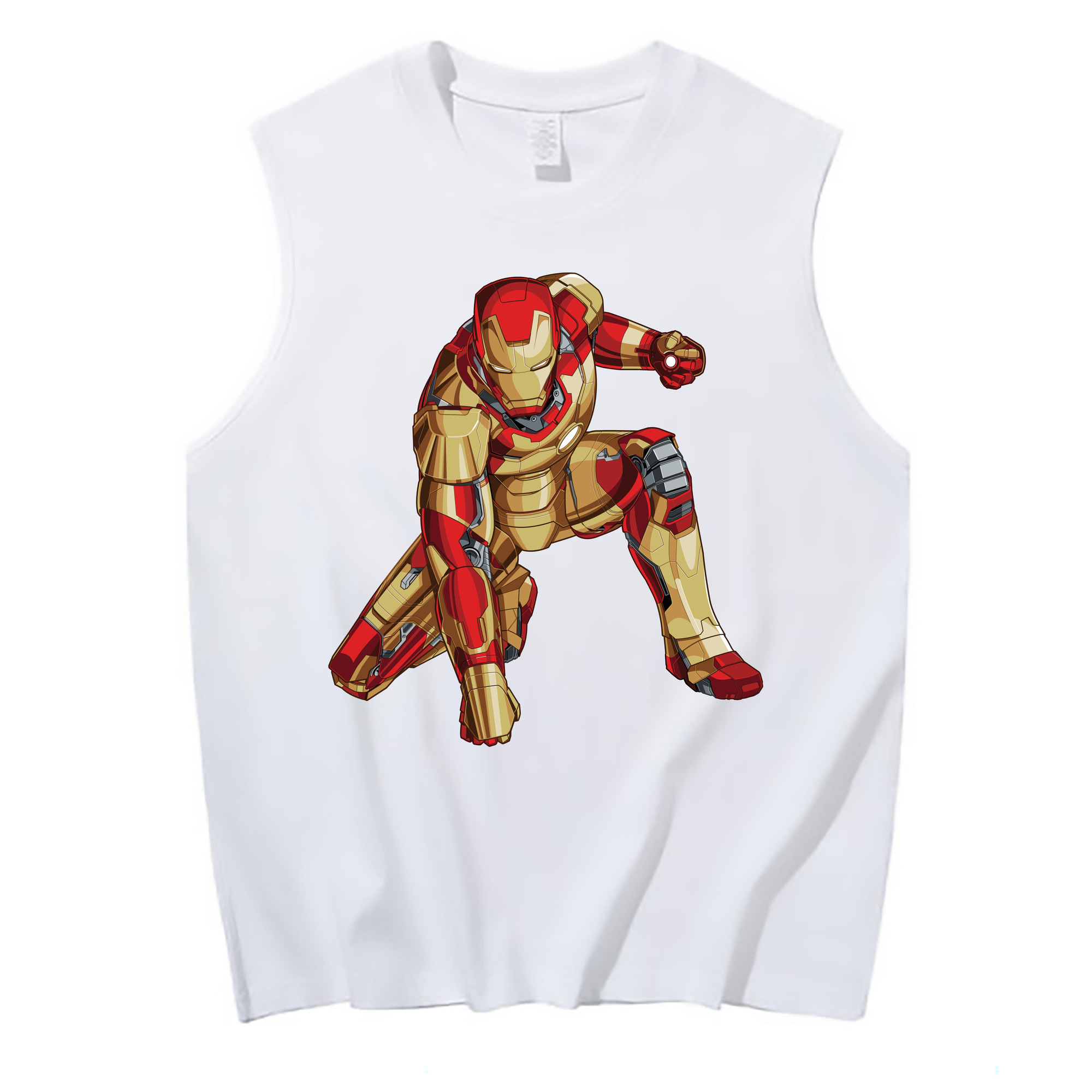 （画像用） アベンジャーズ The Avengers コットン100％タンクトップ（フロントプリント）