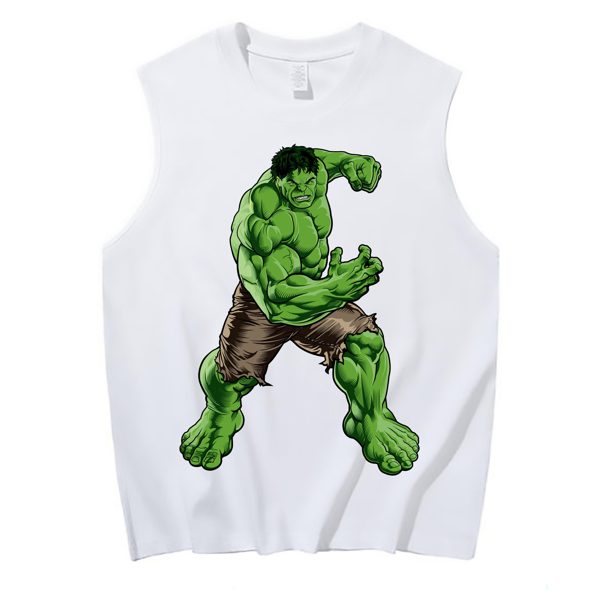 （画像用） アベンジャーズ The Avengers コットン100％タンクトップ（フロントプリント）