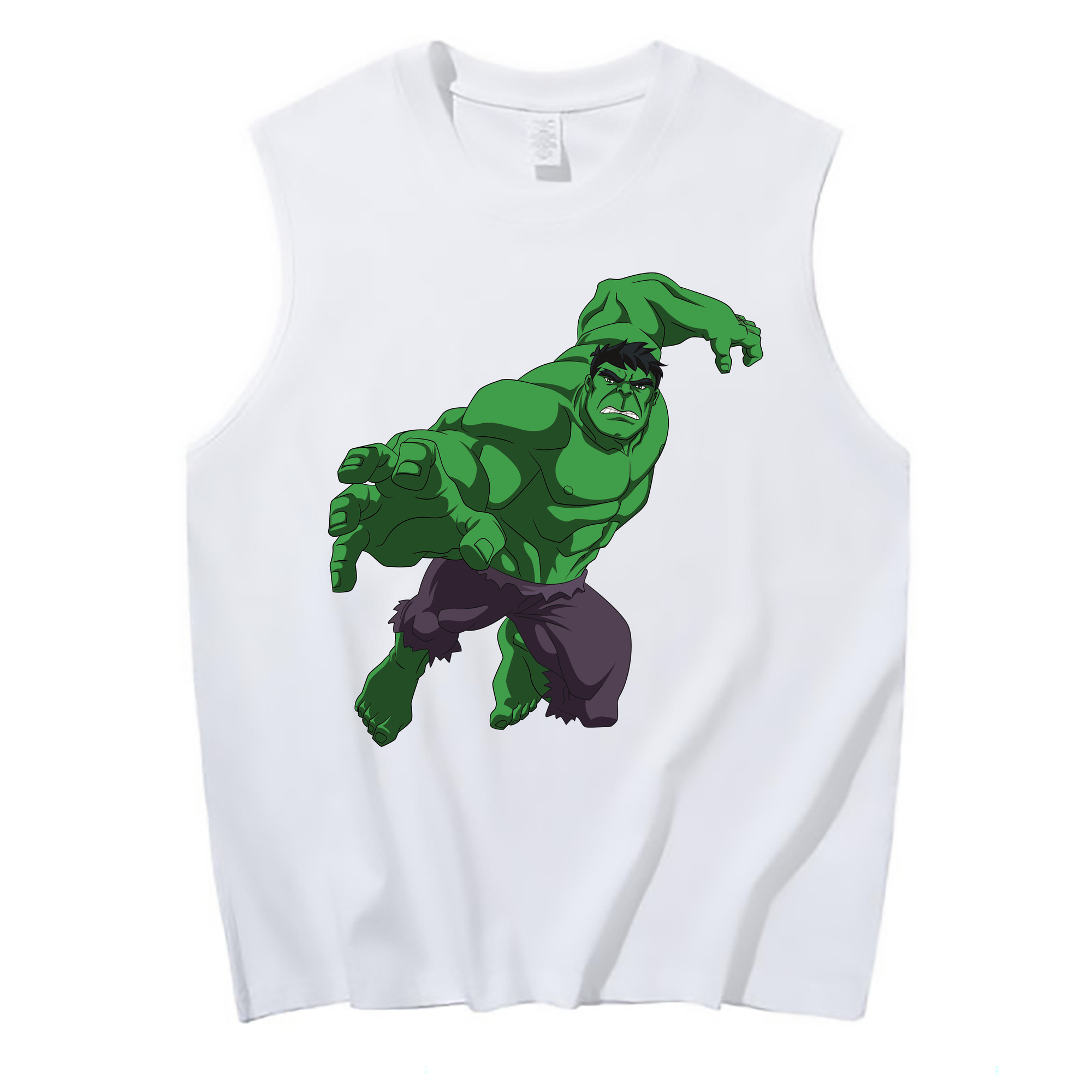 （画像用） アベンジャーズ The Avengers コットン100％タンクトップ（フロントプリント）