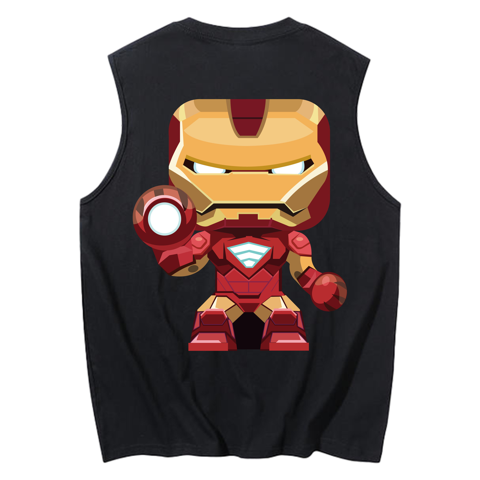 （画像用） アベンジャーズ The Avengers コットン100％タンクトップ（背面プリント）