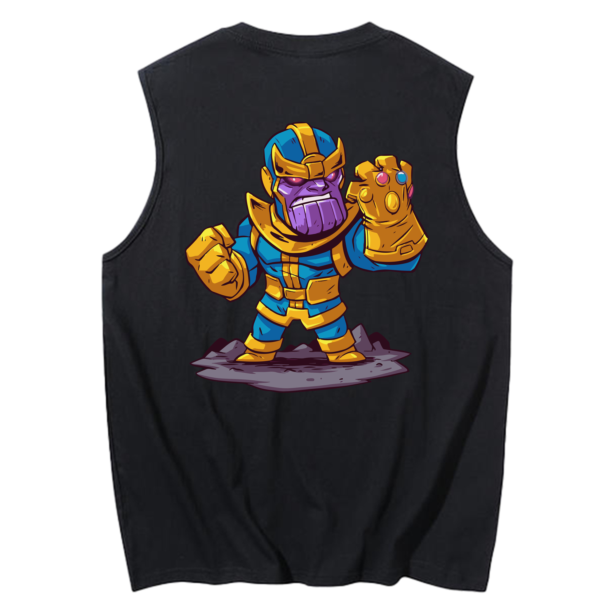 （画像用） アベンジャーズ The Avengers コットン100％タンクトップ（背面プリント）