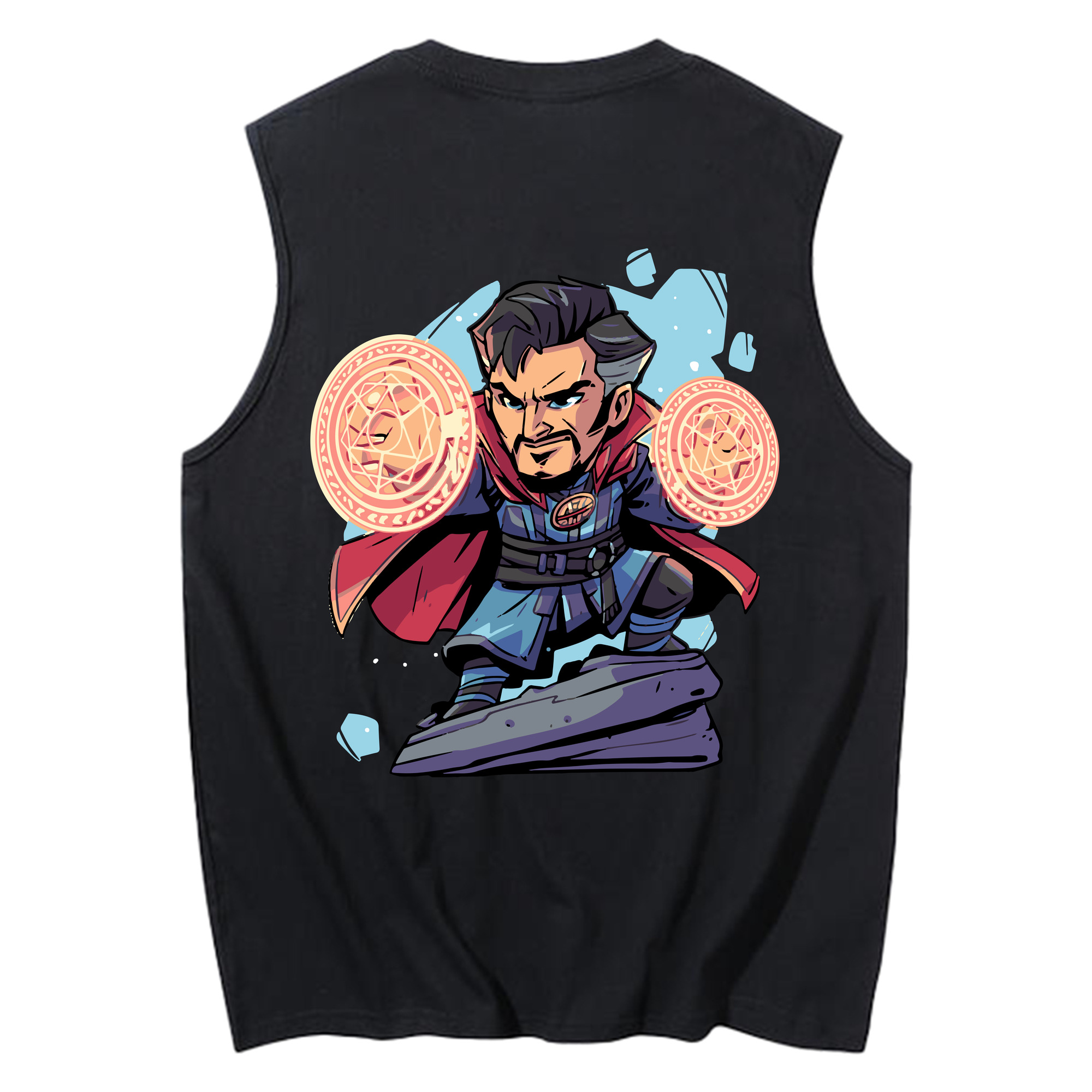 （画像用） アベンジャーズ The Avengers コットン100％タンクトップ（背面プリント）