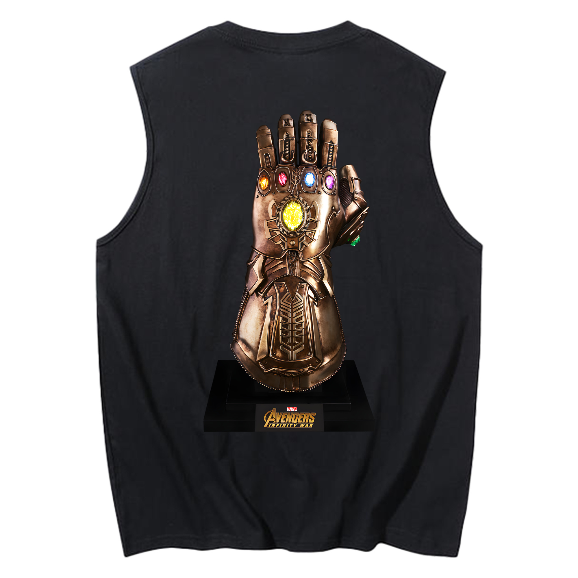 （画像用） アベンジャーズ The Avengers コットン100％タンクトップ（背面プリント）