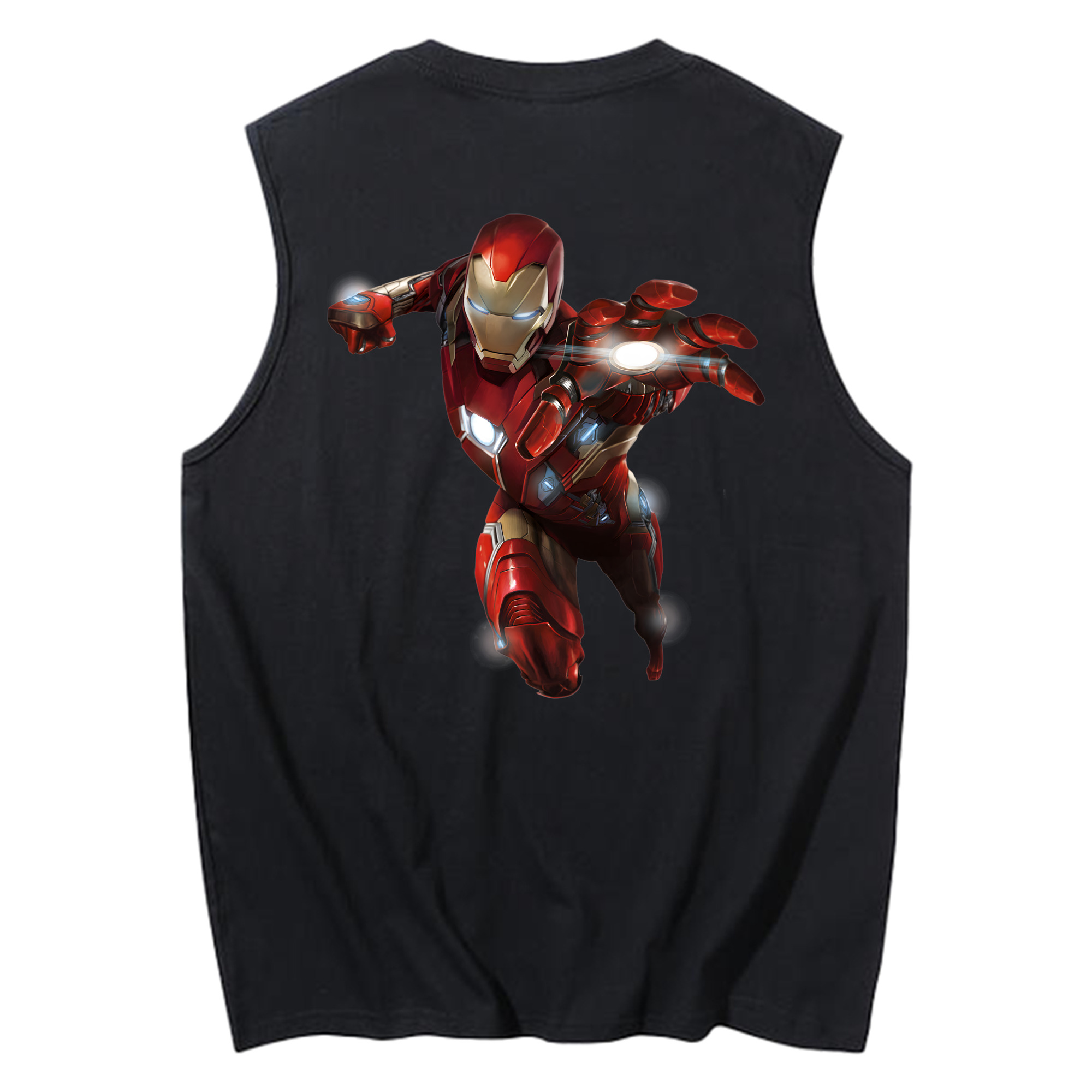 （画像用） アベンジャーズ The Avengers コットン100％タンクトップ（背面プリント）