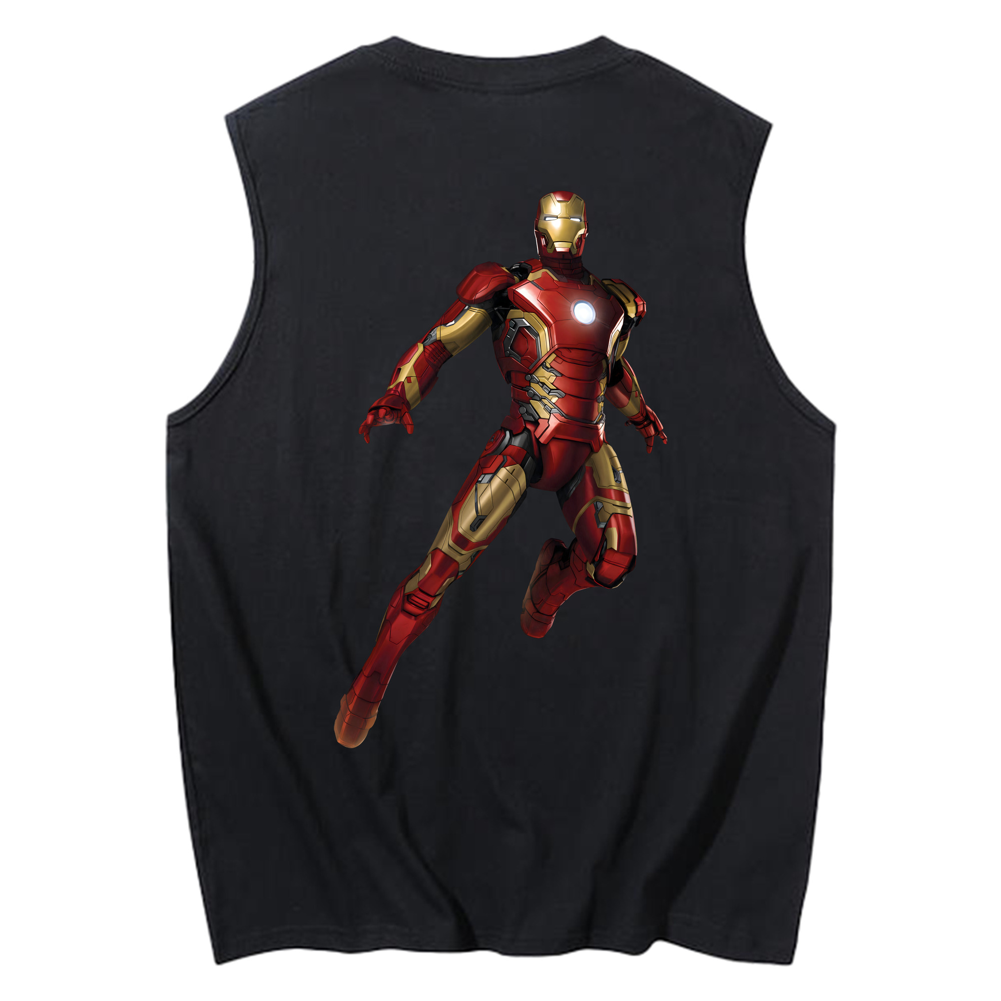 （画像用） アベンジャーズ The Avengers コットン100％タンクトップ（背面プリント）