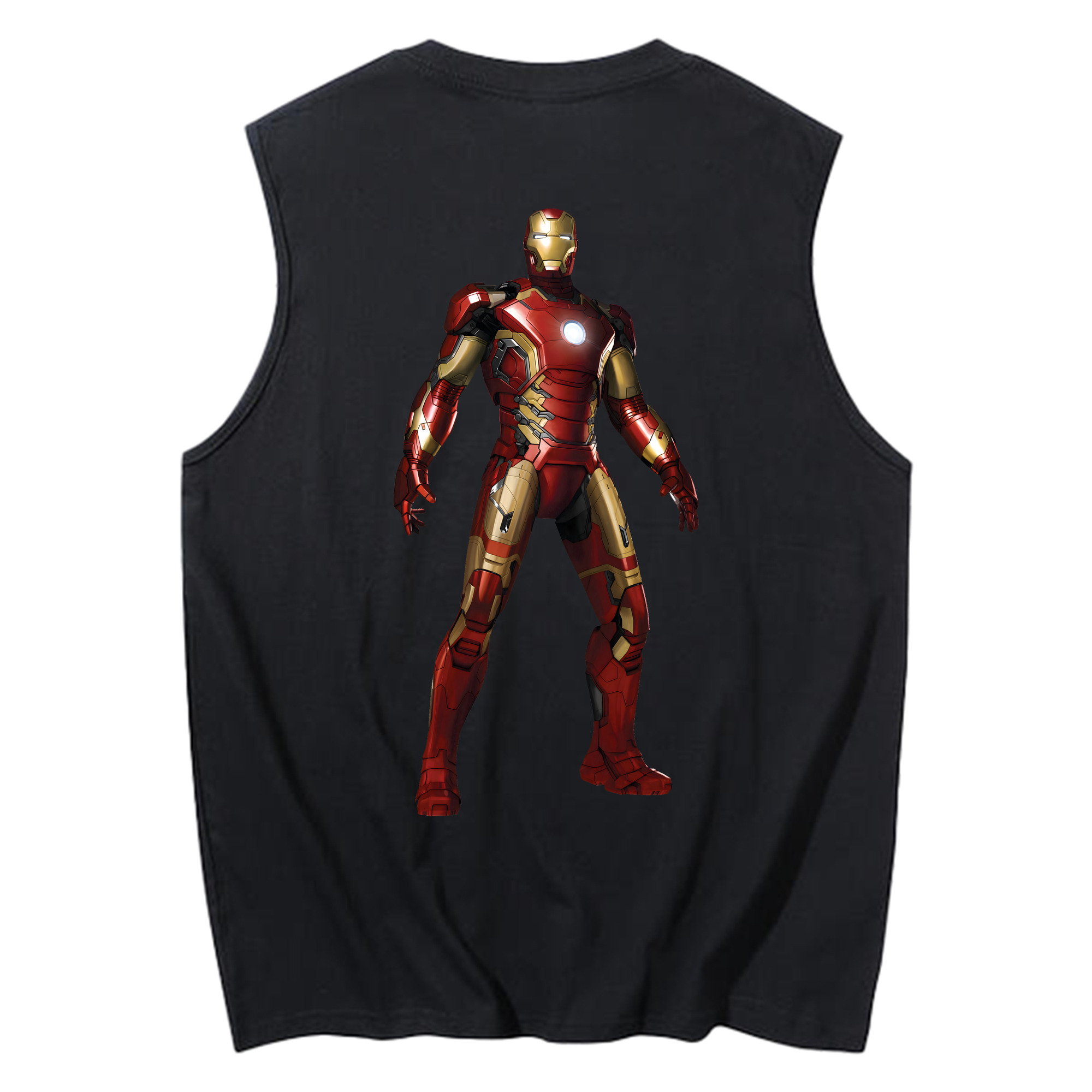 （画像用） アベンジャーズ The Avengers コットン100％タンクトップ（背面プリント）