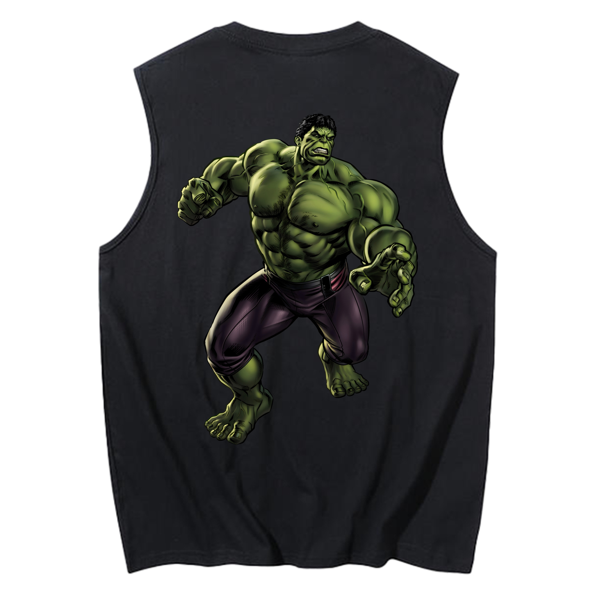 （画像用） アベンジャーズ The Avengers コットン100％タンクトップ（背面プリント）