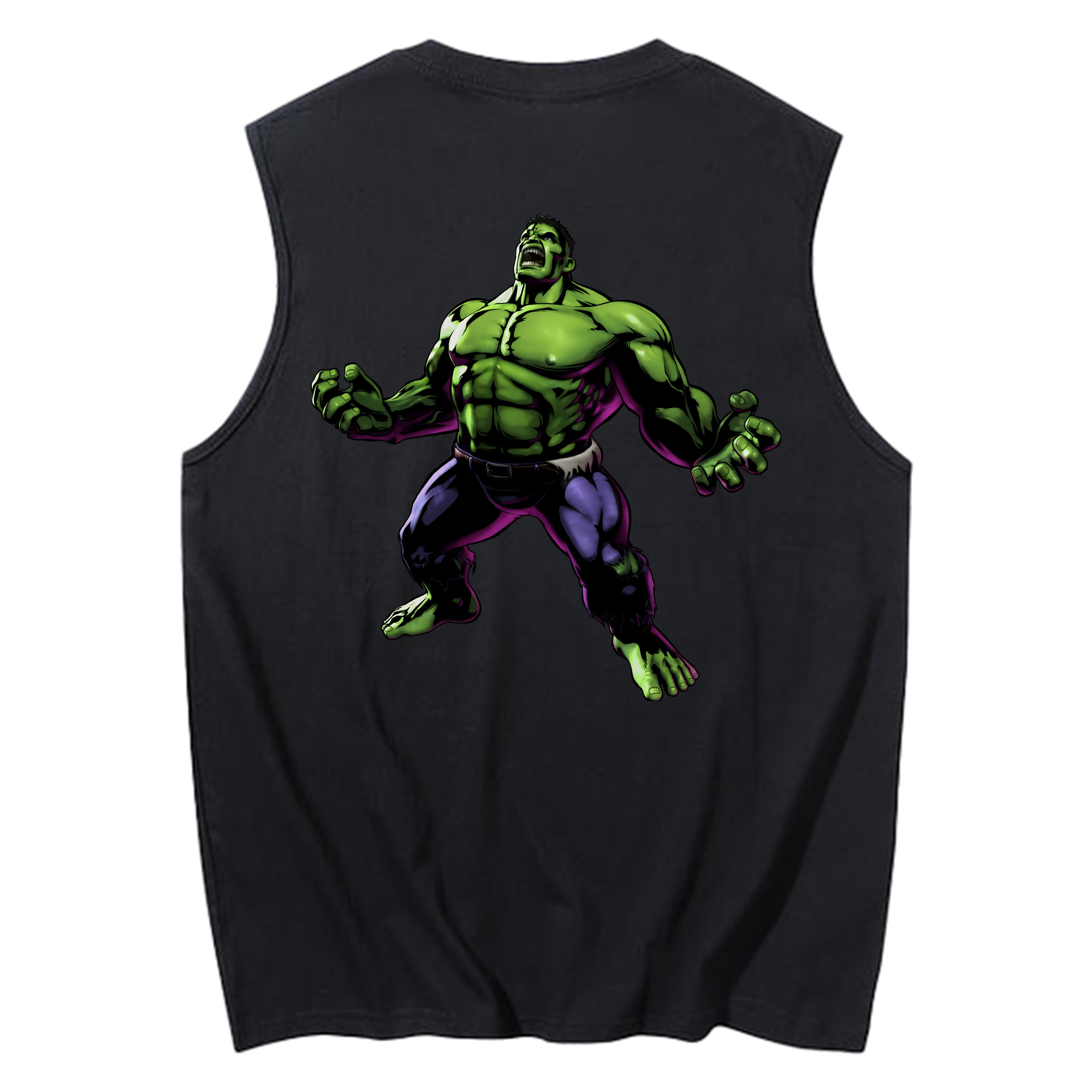 （画像用） アベンジャーズ The Avengers コットン100％タンクトップ（背面プリント）