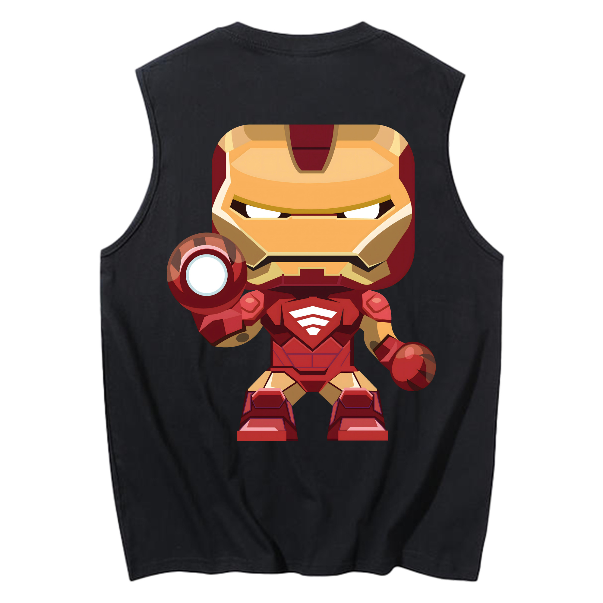 （画像用） アベンジャーズ The Avengers コットン100％タンクトップ（背面プリント）