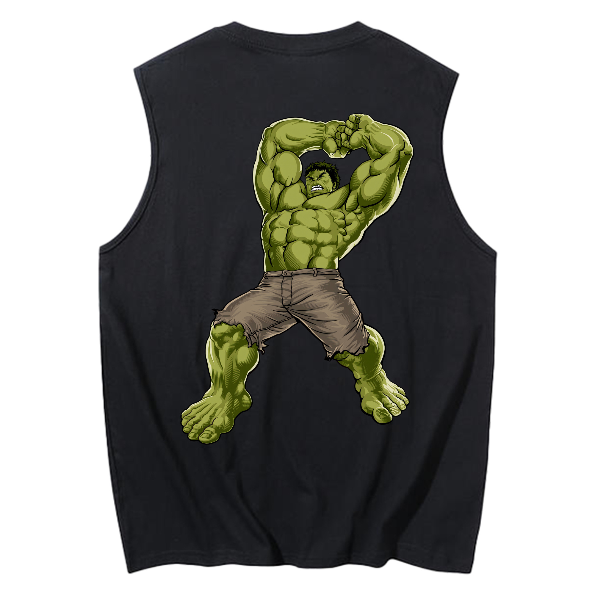 （画像用） アベンジャーズ The Avengers コットン100％タンクトップ（背面プリント）