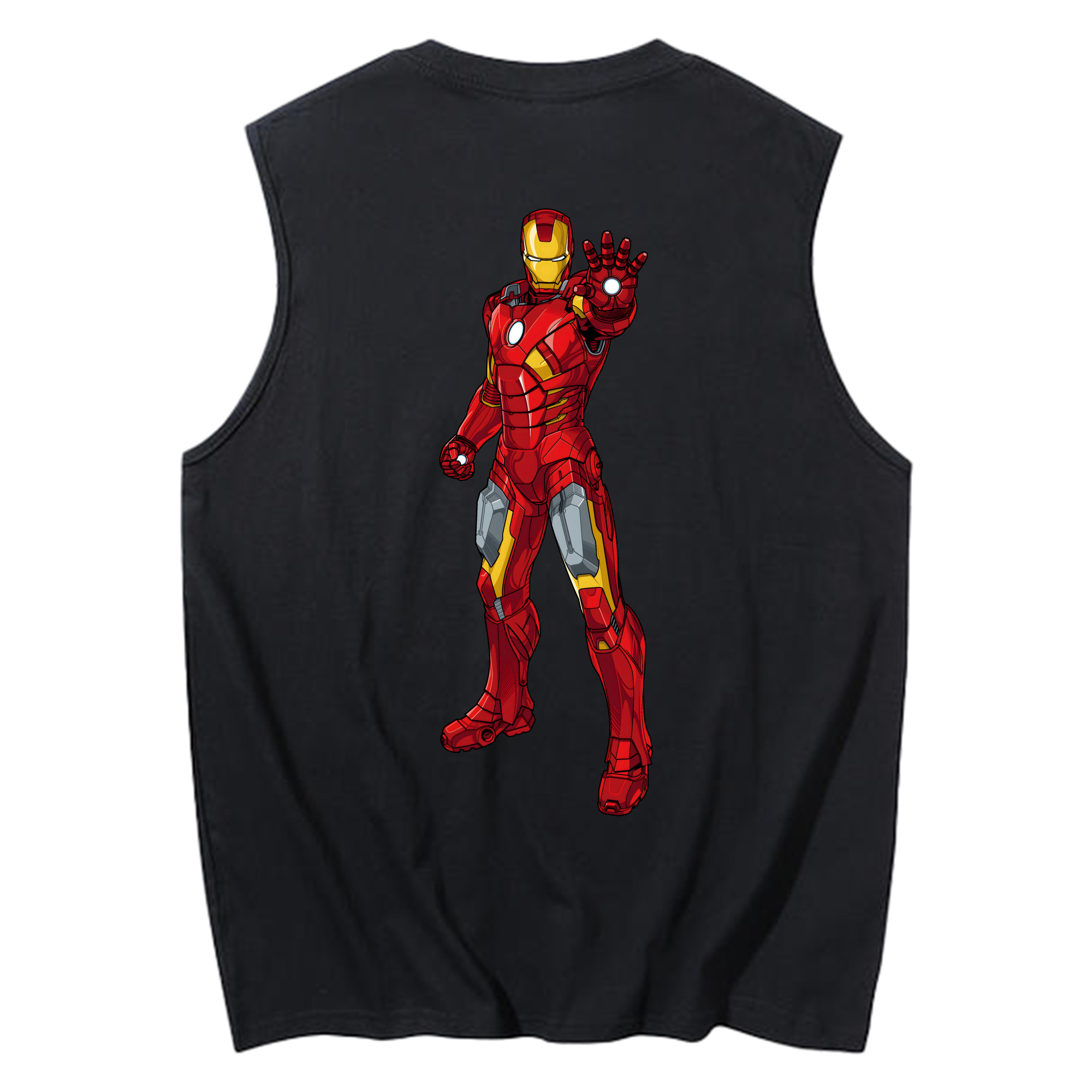 （画像用） アベンジャーズ The Avengers コットン100％タンクトップ（背面プリント）
