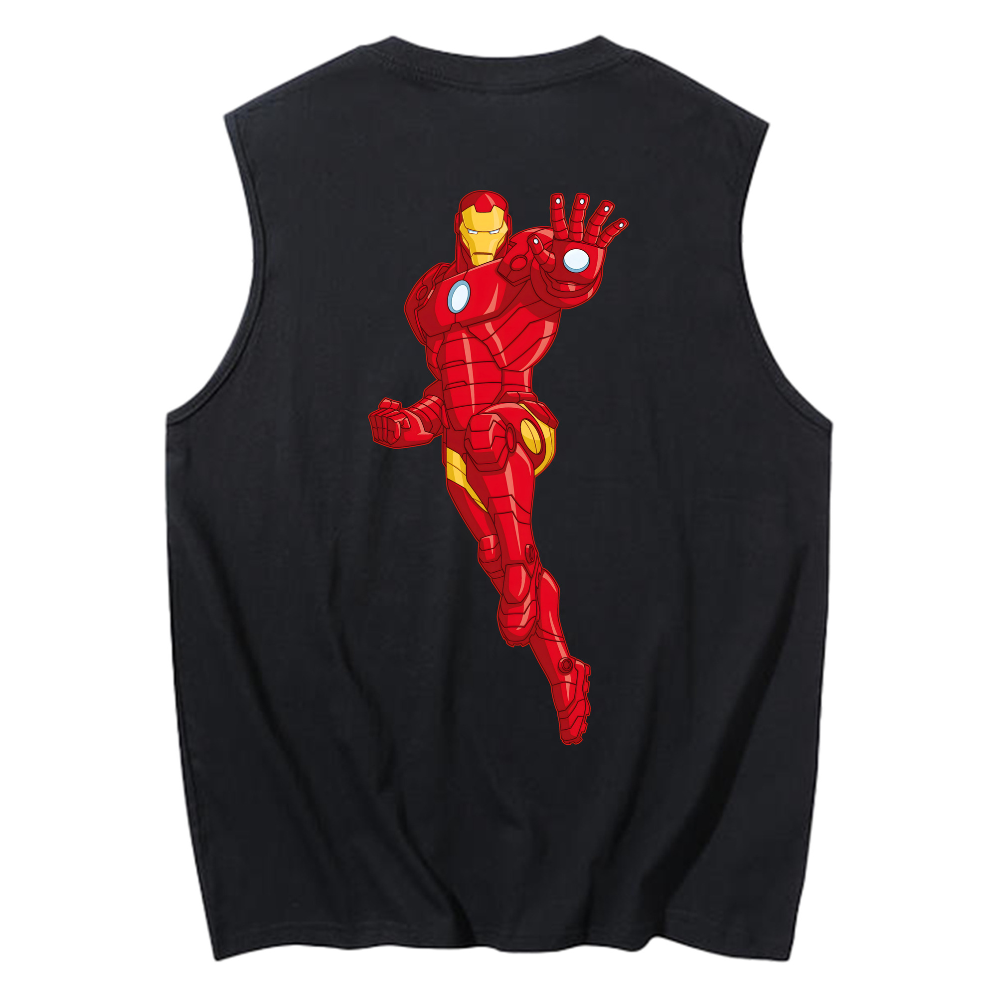 （画像用） アベンジャーズ The Avengers コットン100％タンクトップ（背面プリント）