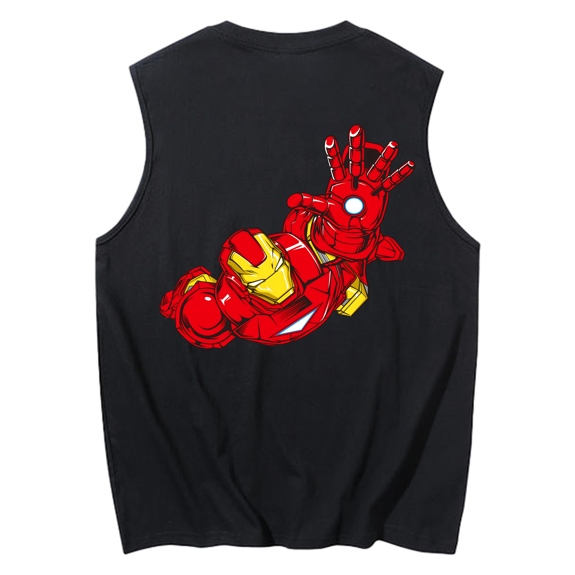 （画像用） アベンジャーズ The Avengers コットン100％タンクトップ（背面プリント）