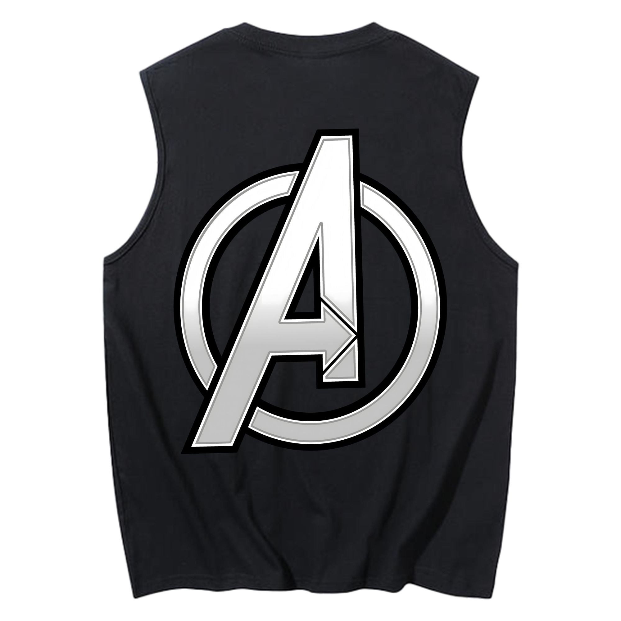 （画像用） アベンジャーズ The Avengers コットン100％タンクトップ（背面プリント）