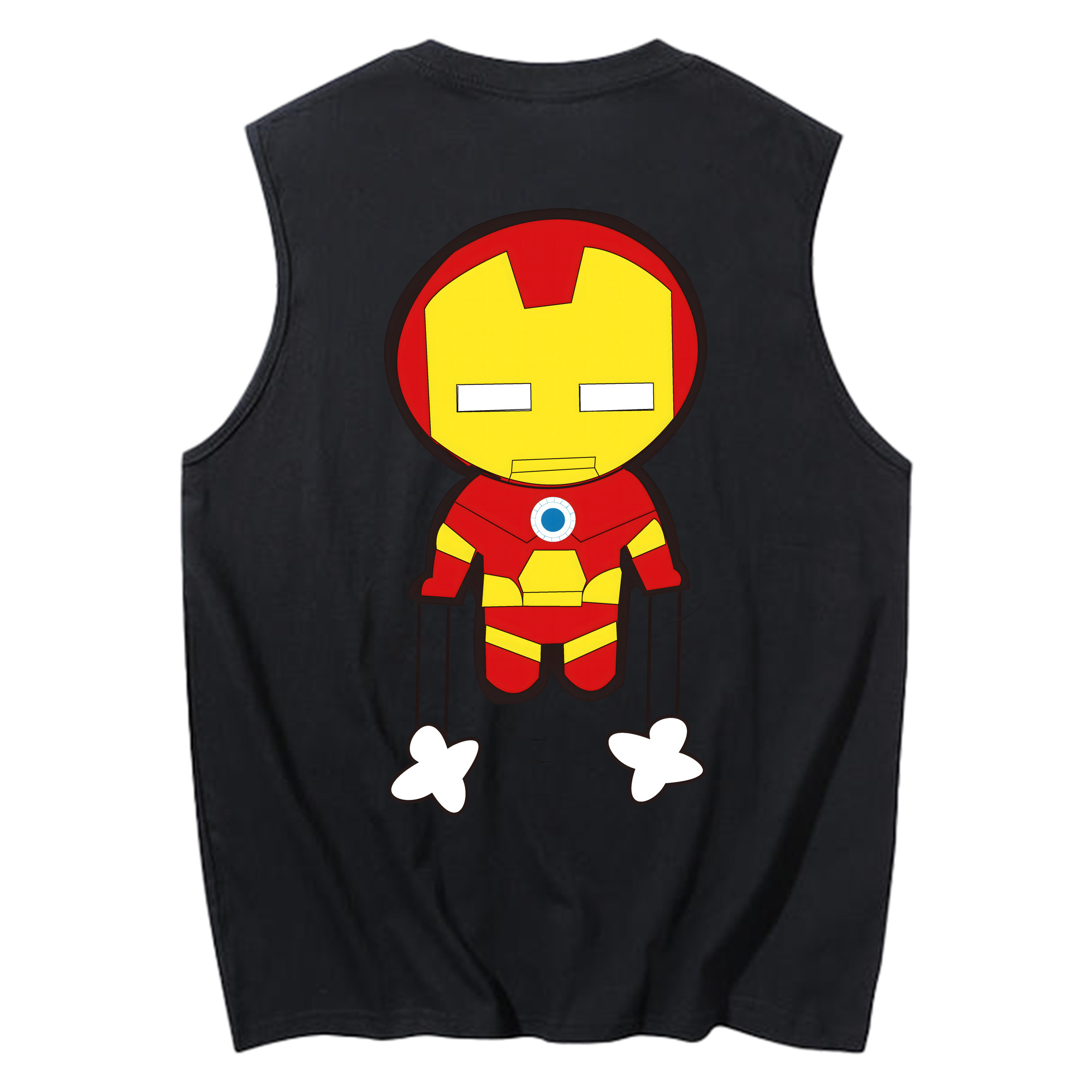 （画像用） アベンジャーズ The Avengers コットン100％タンクトップ（背面プリント）