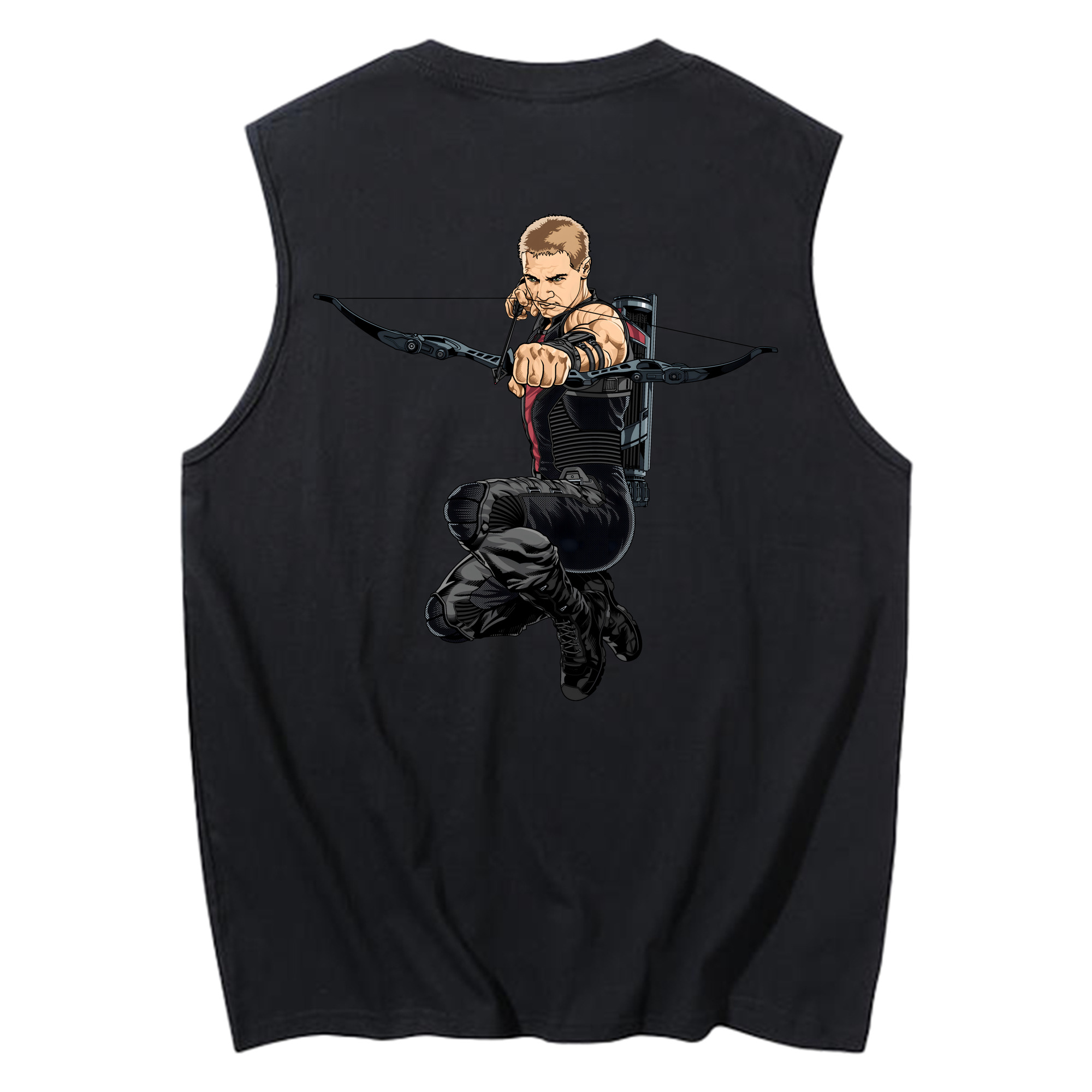 （画像用） アベンジャーズ The Avengers コットン100％タンクトップ（背面プリント）