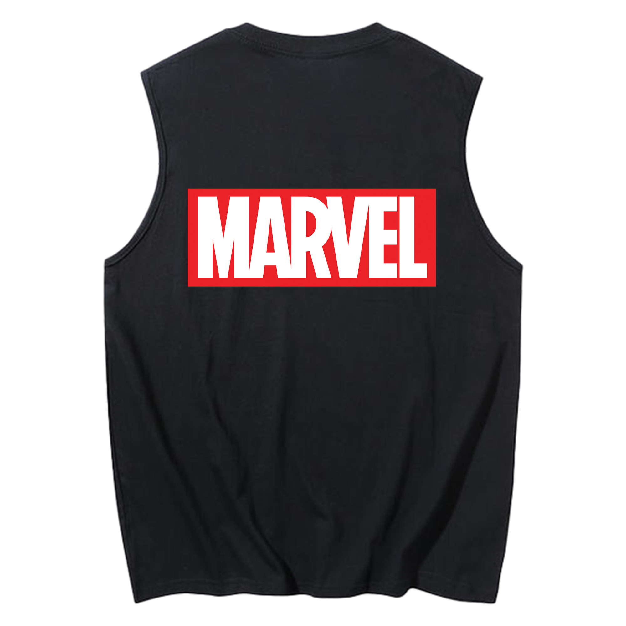 （画像用） アベンジャーズ The Avengers コットン100％タンクトップ（背面プリント）