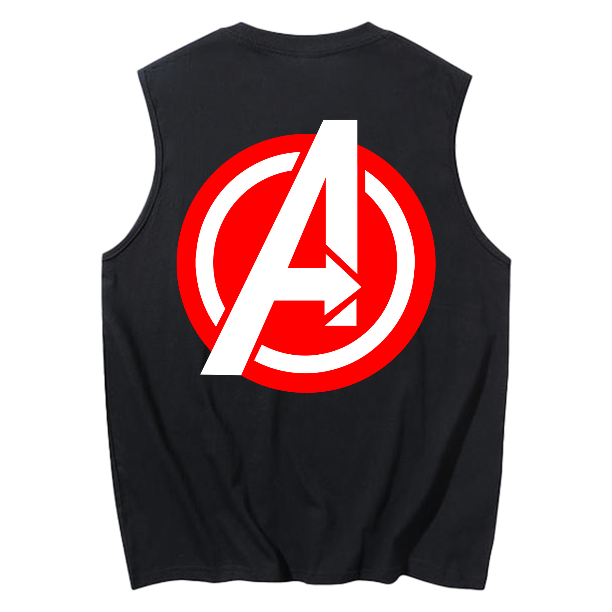 （画像用） アベンジャーズ The Avengers コットン100％タンクトップ（背面プリント）